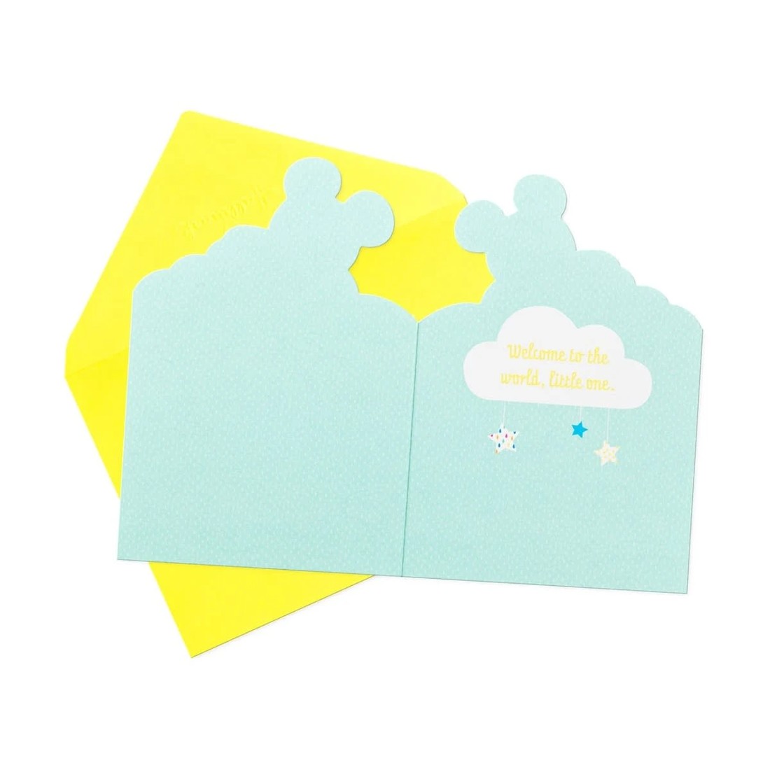 2 Hallmark Baby Card - Sleeping Mickey, 2 of 3