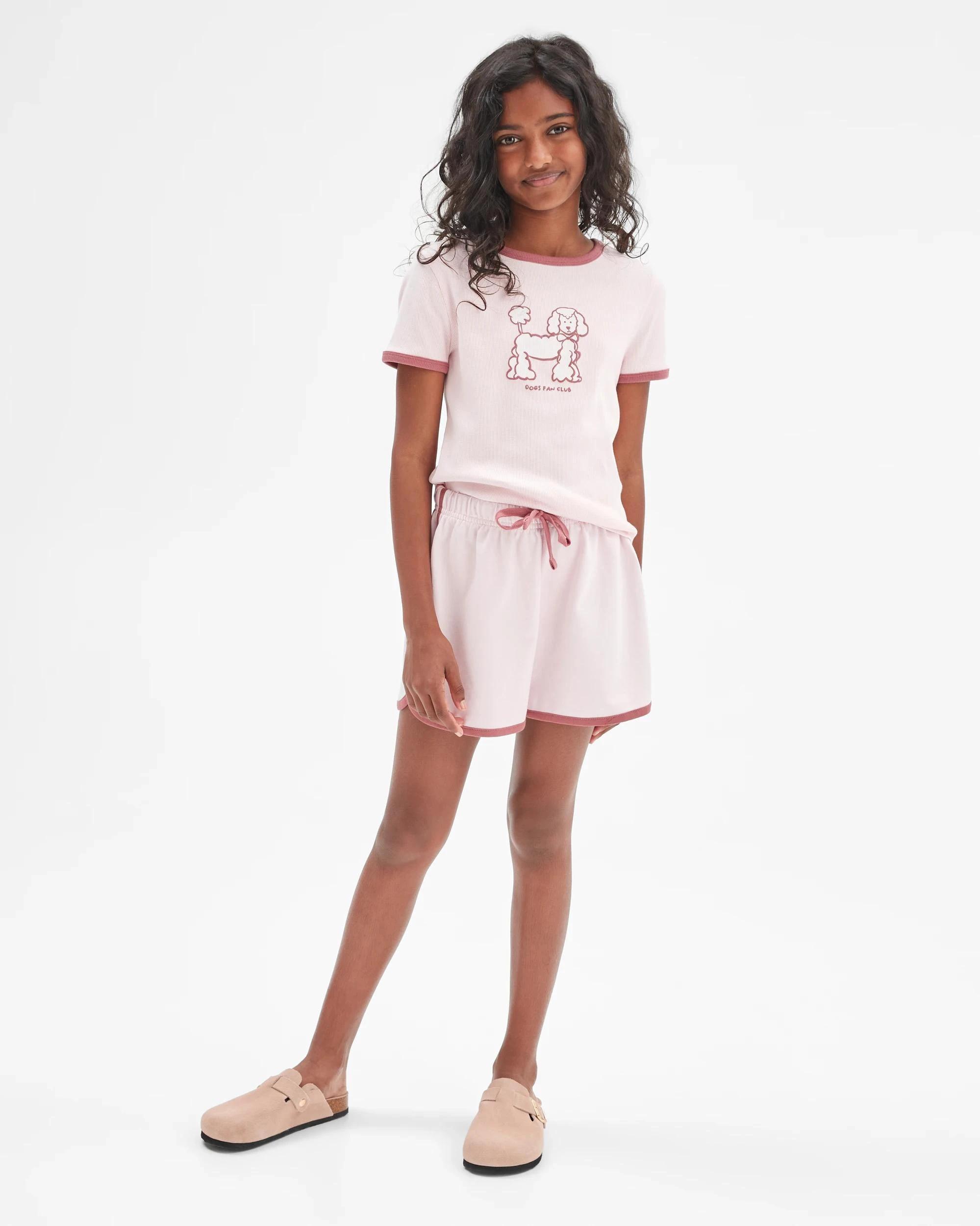 2 Target Australian Cotton Rib Ringer T-shirt PINK POODLE, 2 of 6