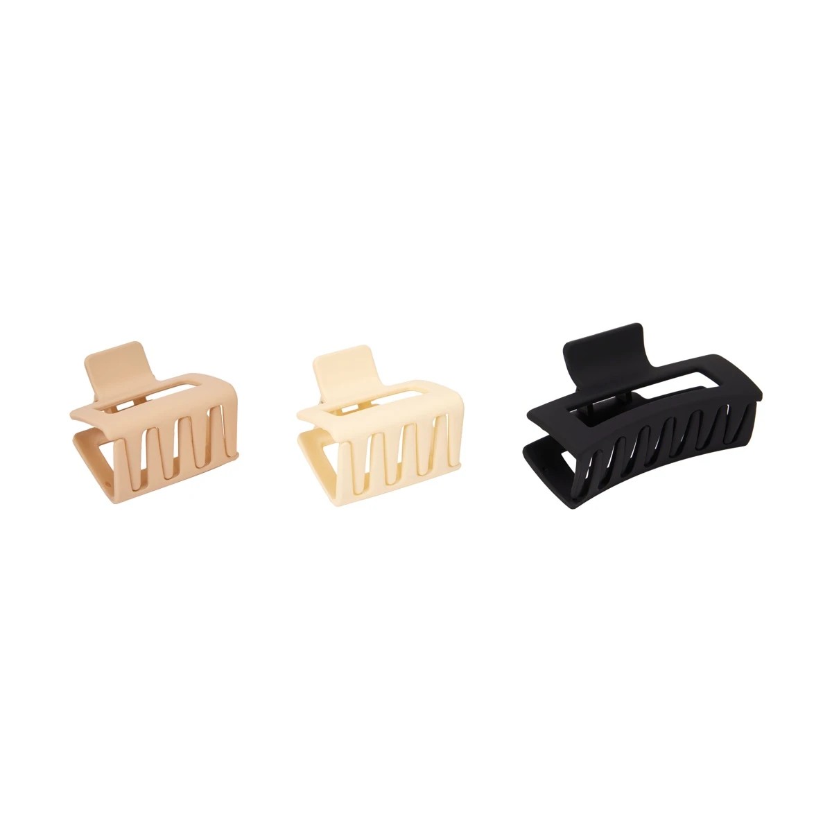 2 OXX Haircare 3 Pack Claw Hair Clips, 2 of 3
