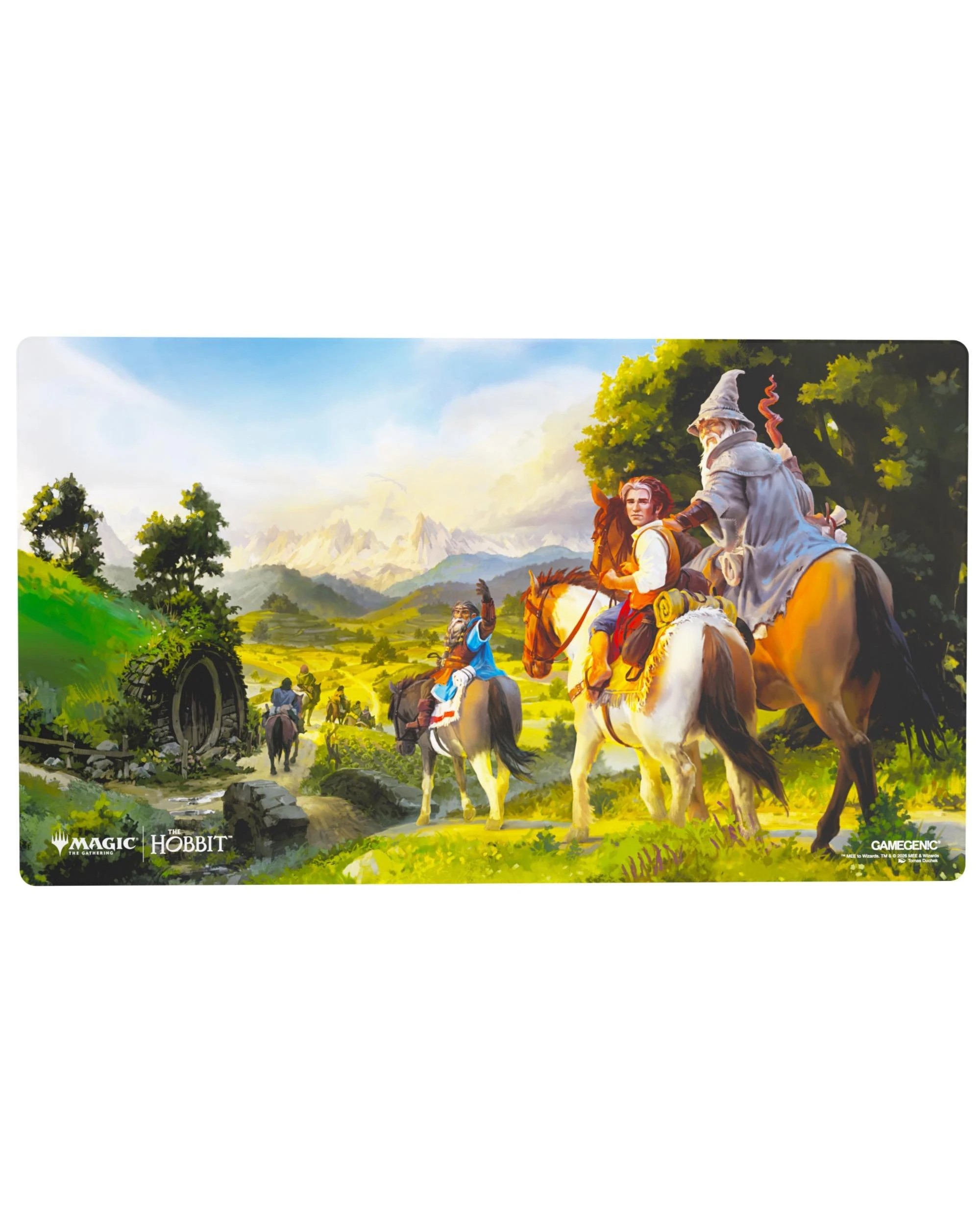 1 Gamegenic Magic the Gathering The Hobbit Leaving Hobbiton Prime Playmat, 1 of 10