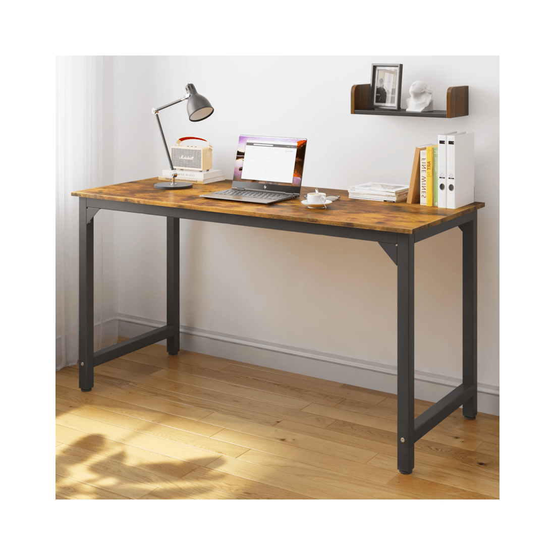 9 Advwin Computer Desk Home Office Table Study Laptop Desks 120cm, 9 of 9