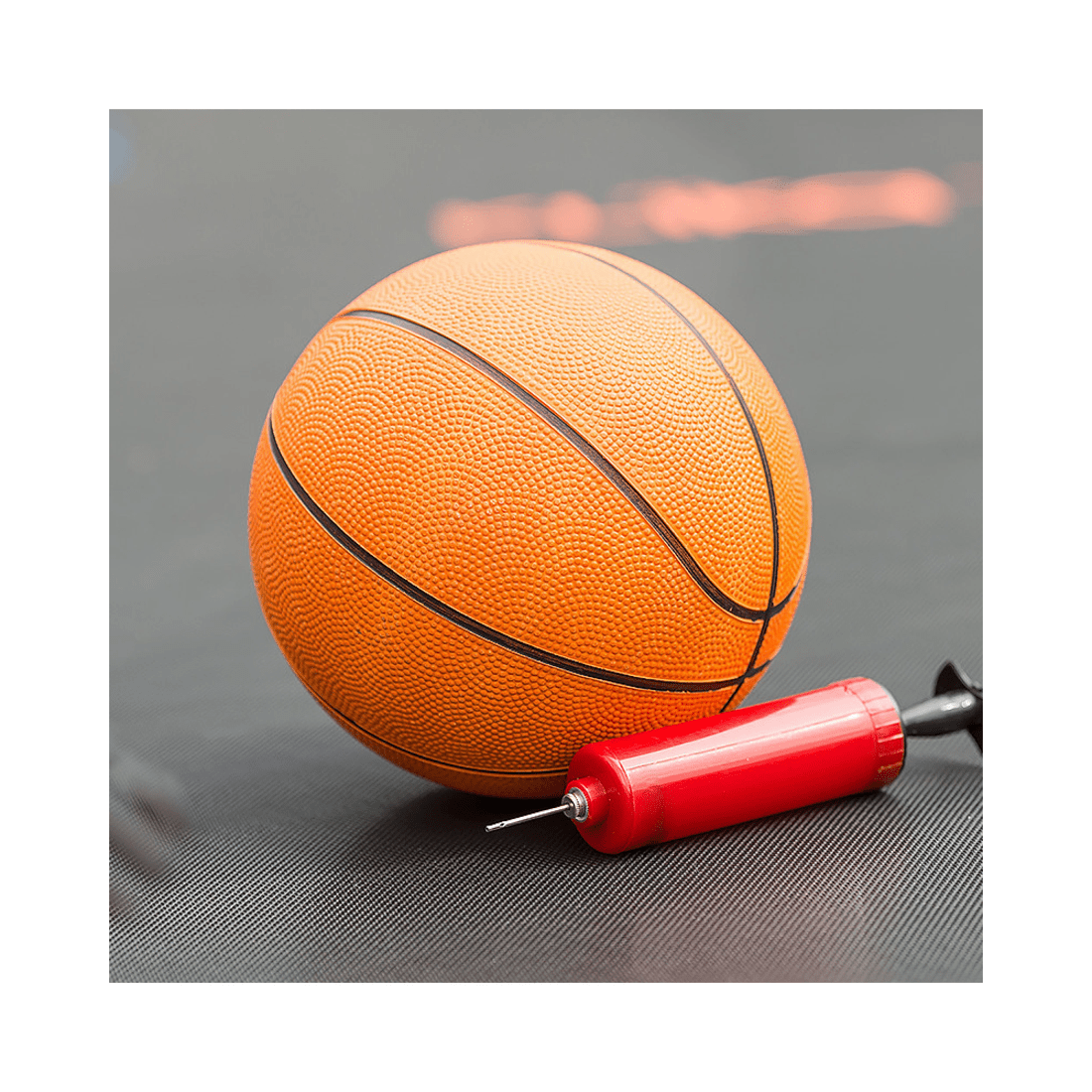 9 Kahuna Trampoline 6 Ft With Basketball Set - Rainbow, 9 of 9