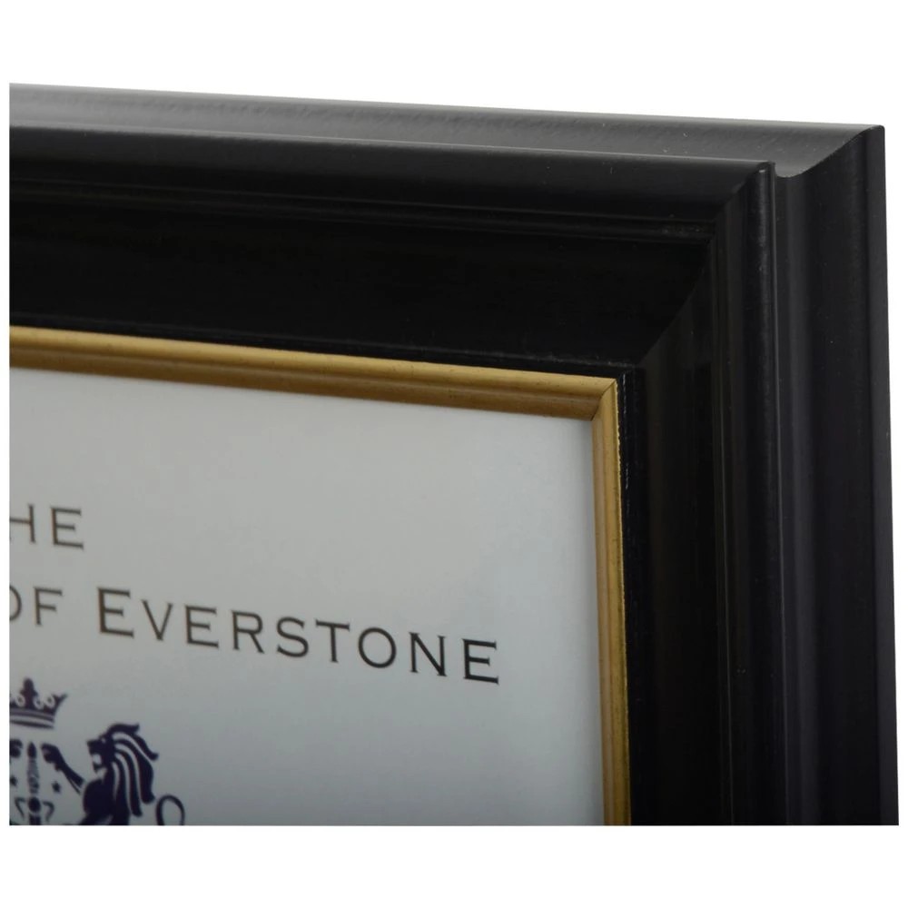 2 Boston A4 Certificate Frame Dark Mahogany and Gold, 2 of 3
