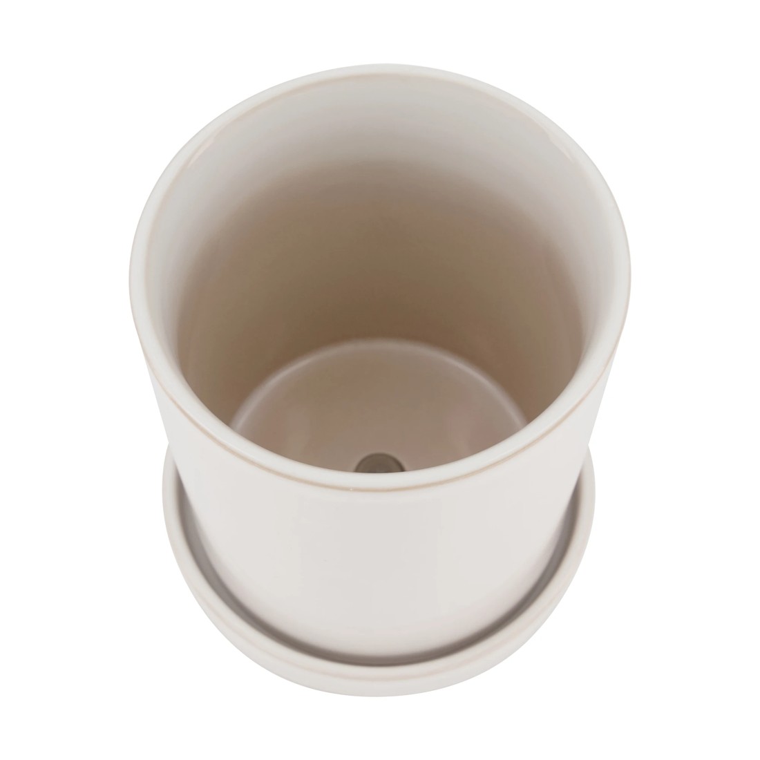 3 Pot with Saucer - White, 3 of 7