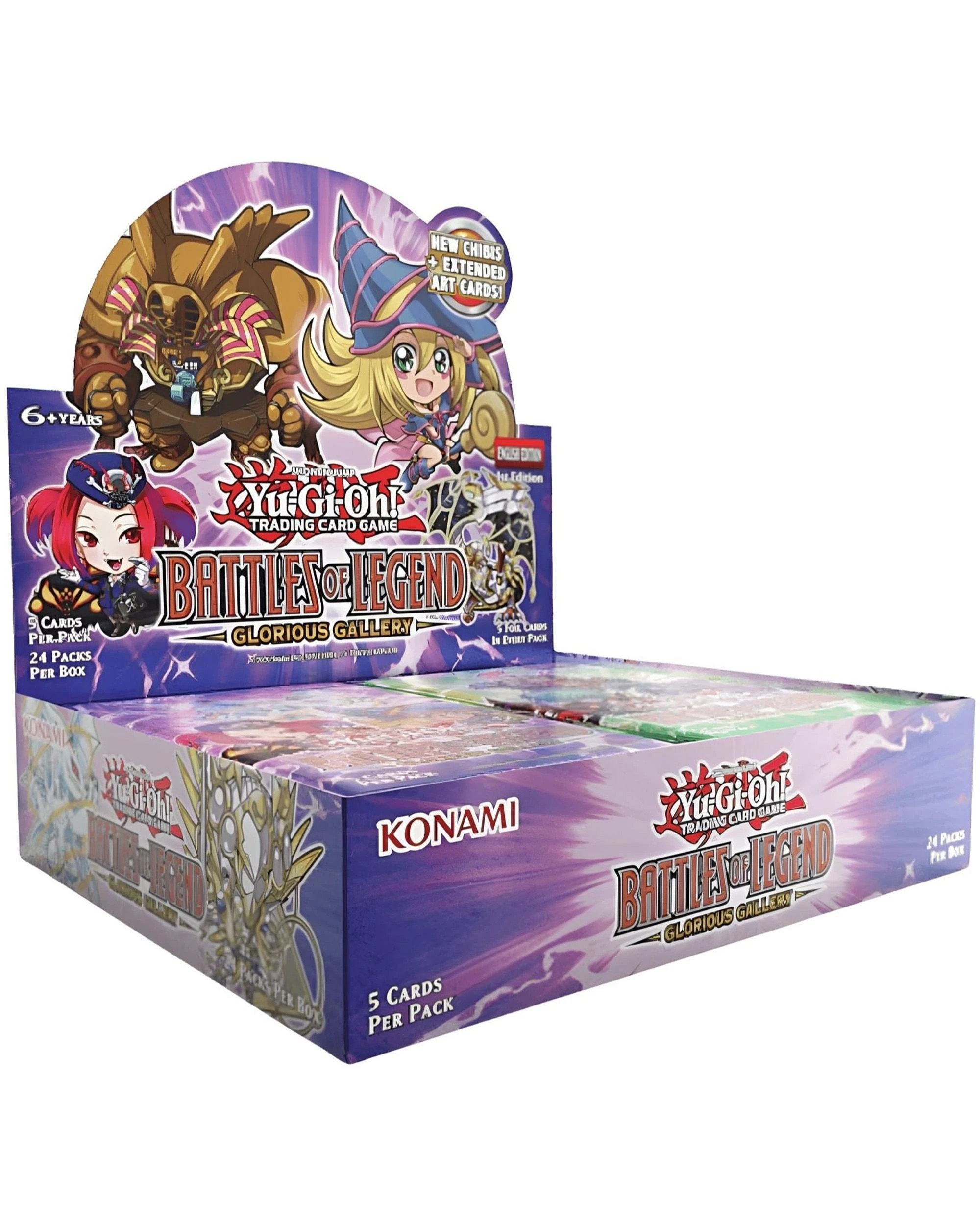 1 Yu-Gi-Oh! TCG: Battles of Legend Glorious Gallery Booster Box, 1 of 3