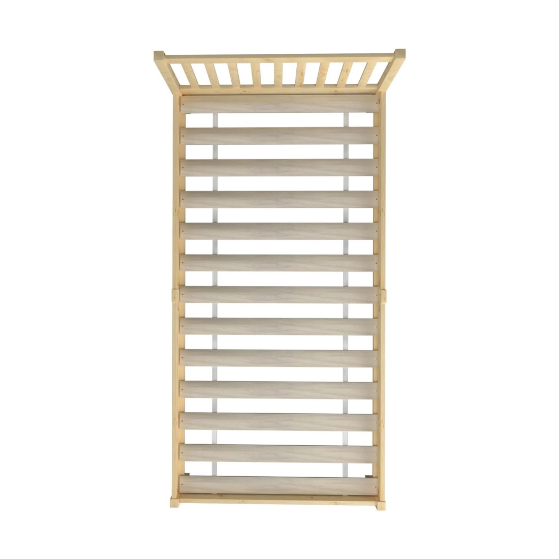 6 Oikiture Bed Frame King Single Size Wood Timber Base Platform Headboard
 - Natural, 6 of 10