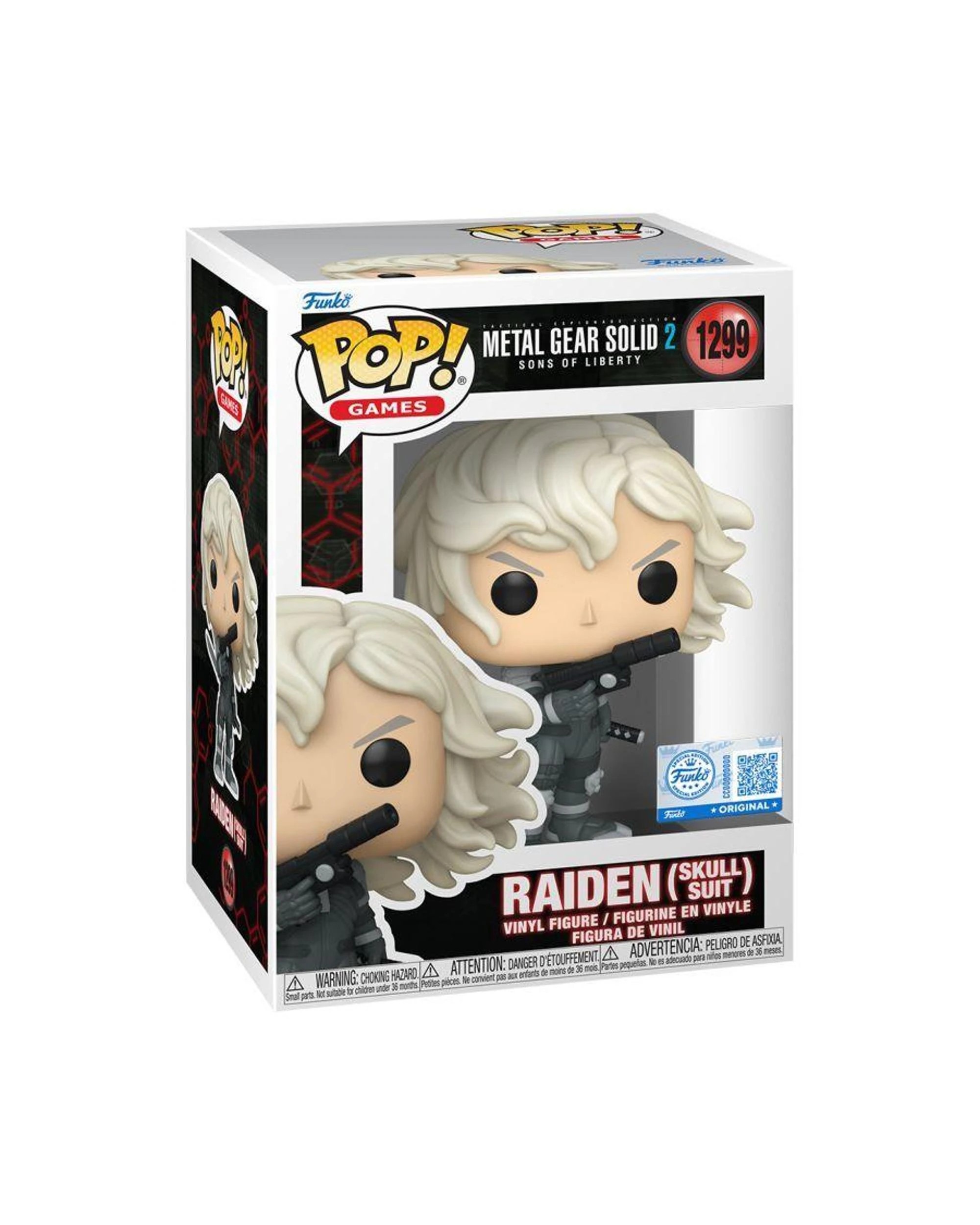 3 Metal Gear Solid 2 Sons Of Liberty Raiden Skull Suit Funko POP! Vinyl, 3 of 3
