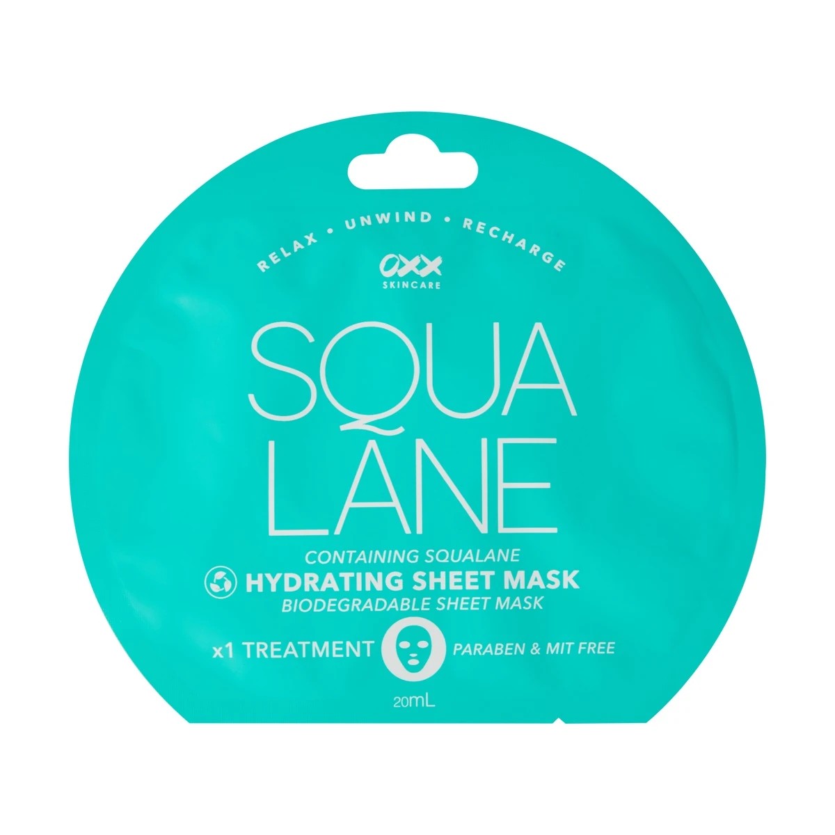 1 OXX Skincare Sheet Mask - Squalane, 1 of 3