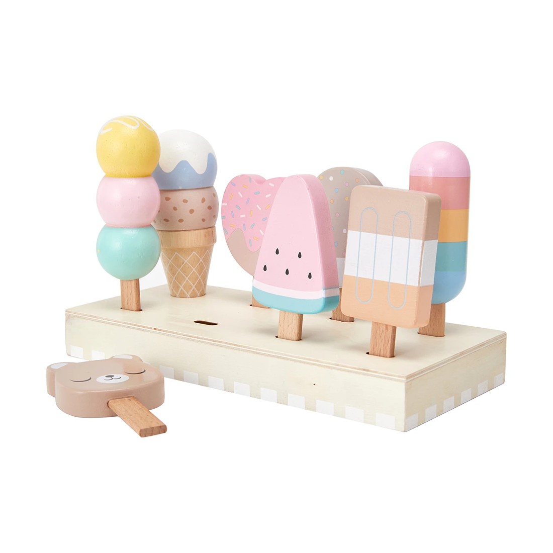 3 Wooden Ice Cream Tray, 3 of 10
