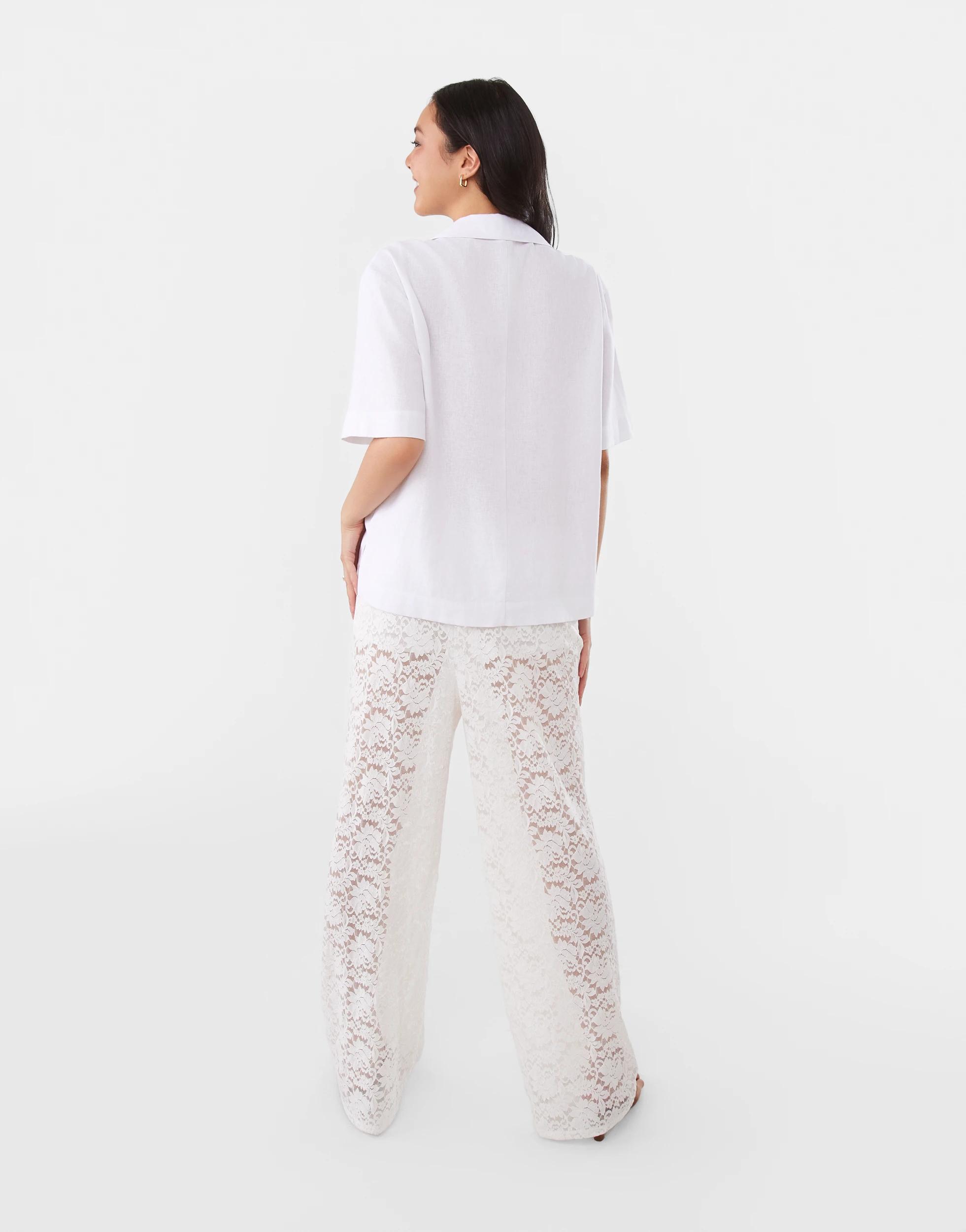 6 Lace Pants Cld White, 6 of 10