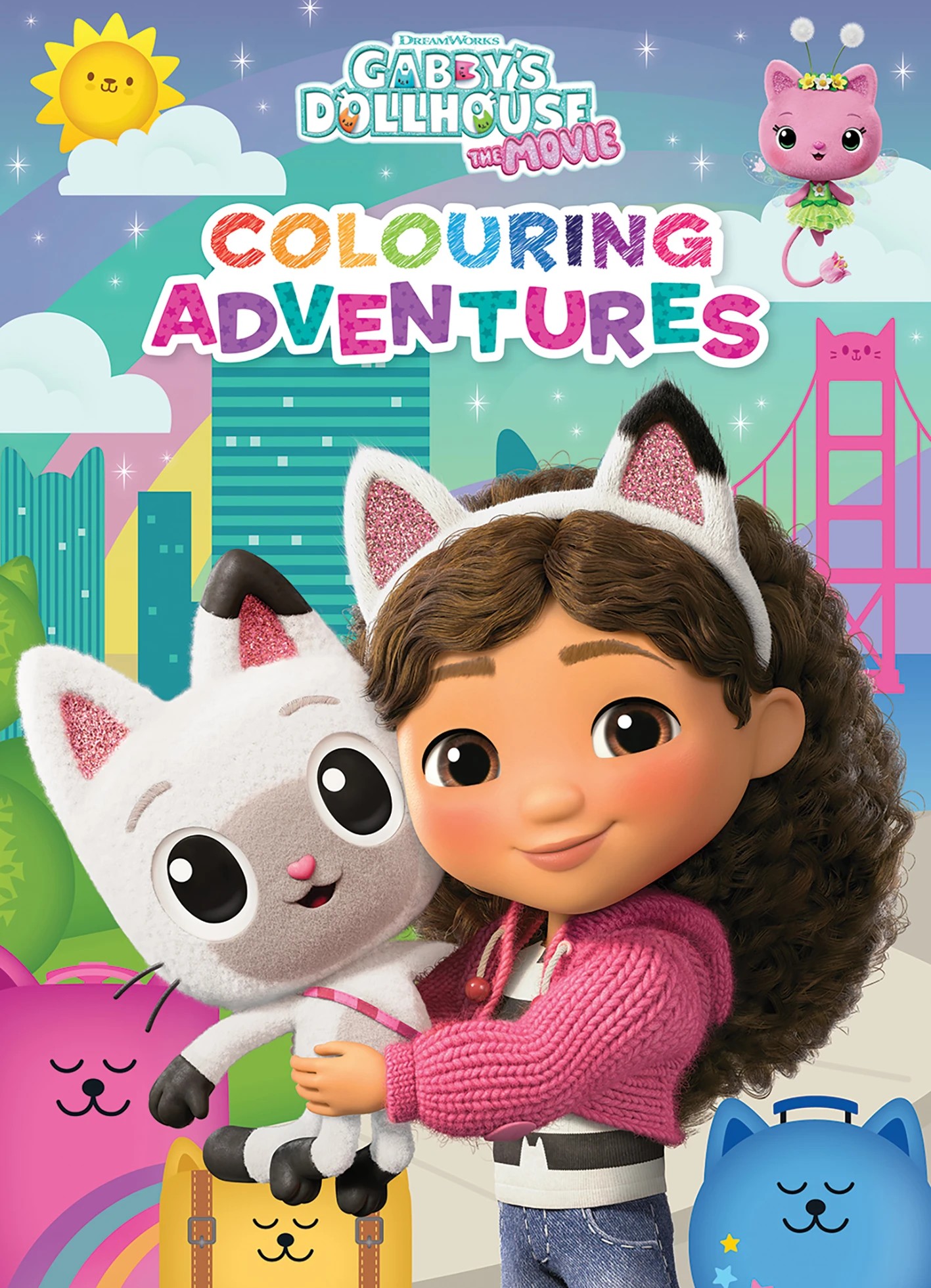 1 Gabby's Dollhouse The Movie Colouring Adventures - Book