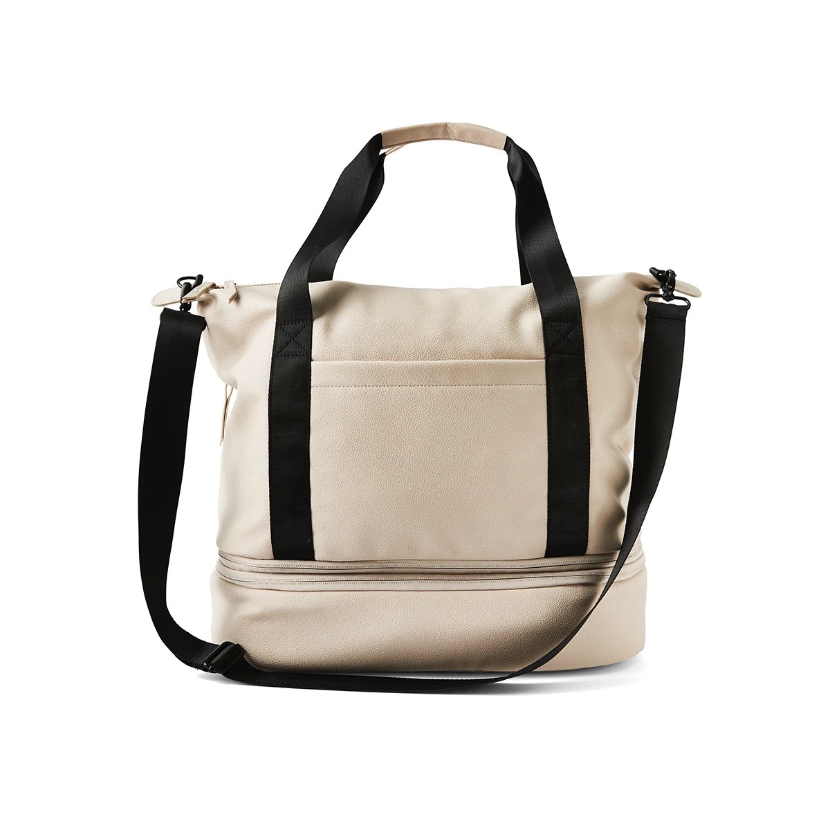2 PU Weekender Bag - Beige, 2 of 10