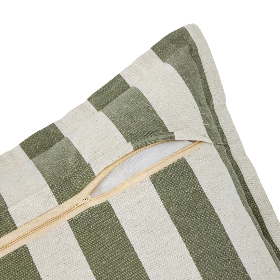 4 50cm Stripe Cushion - Forest, 4 of 4