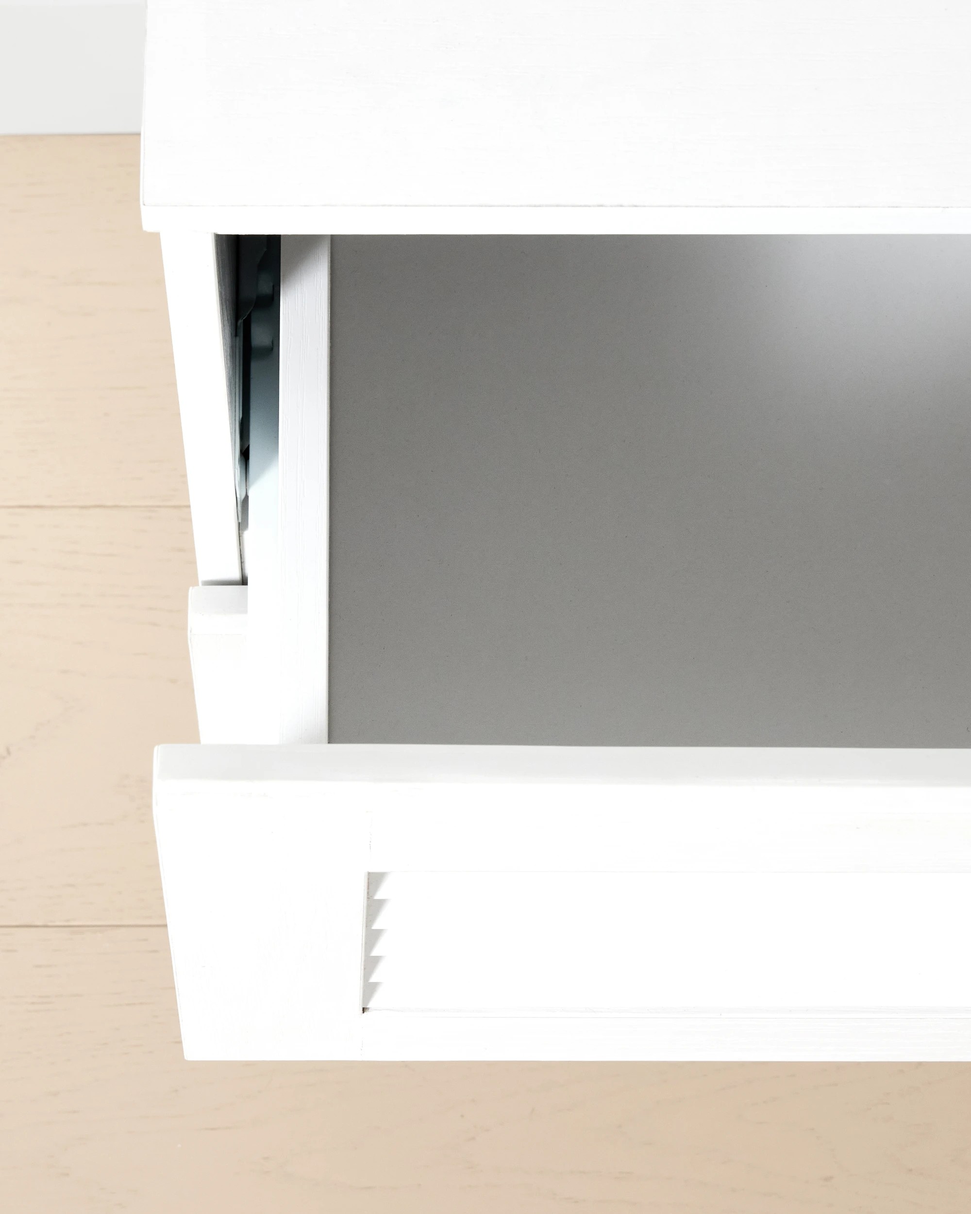 9 Charlie 2 Drawer Bedside Table - White, 9 of 9