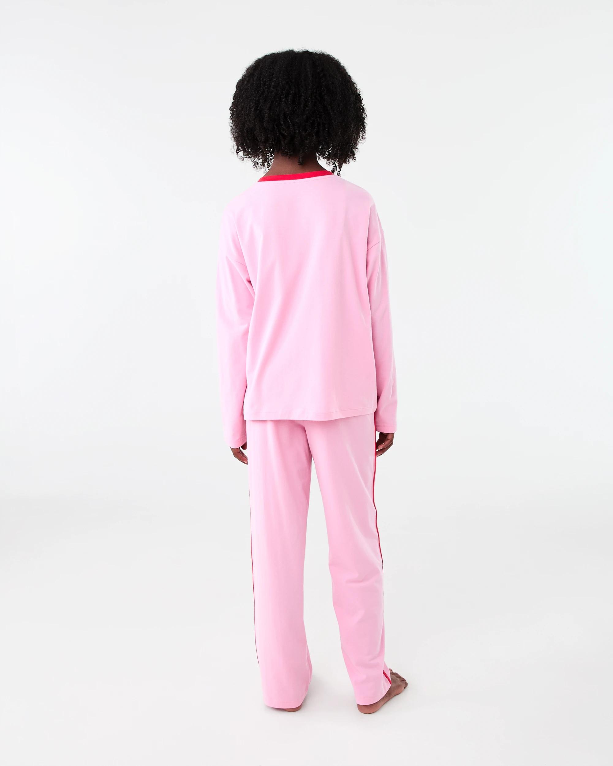 2 Lounge Pyjama Set Pnk Bear, 2 of 7
