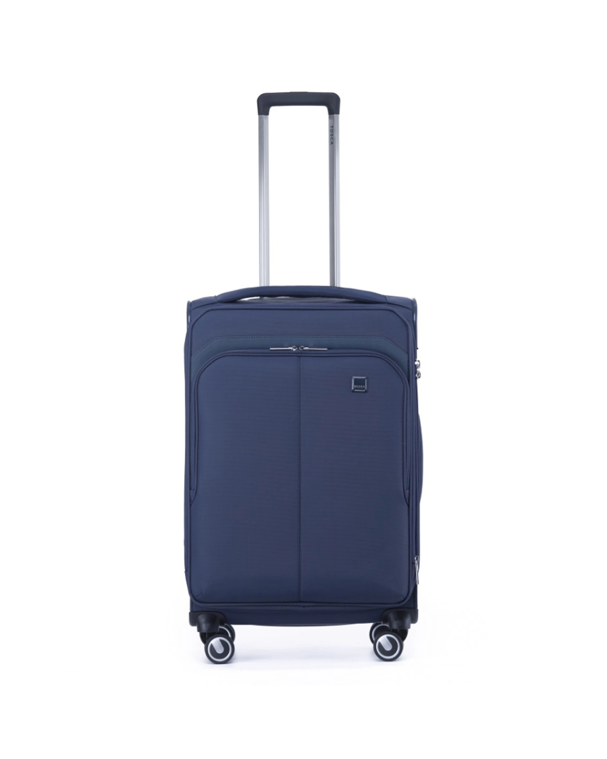 3 Tosca 3pc Grange Lockable Trolley Travel Suitcase Luggage Set Expandable Indigo - Blue, 3 of 5