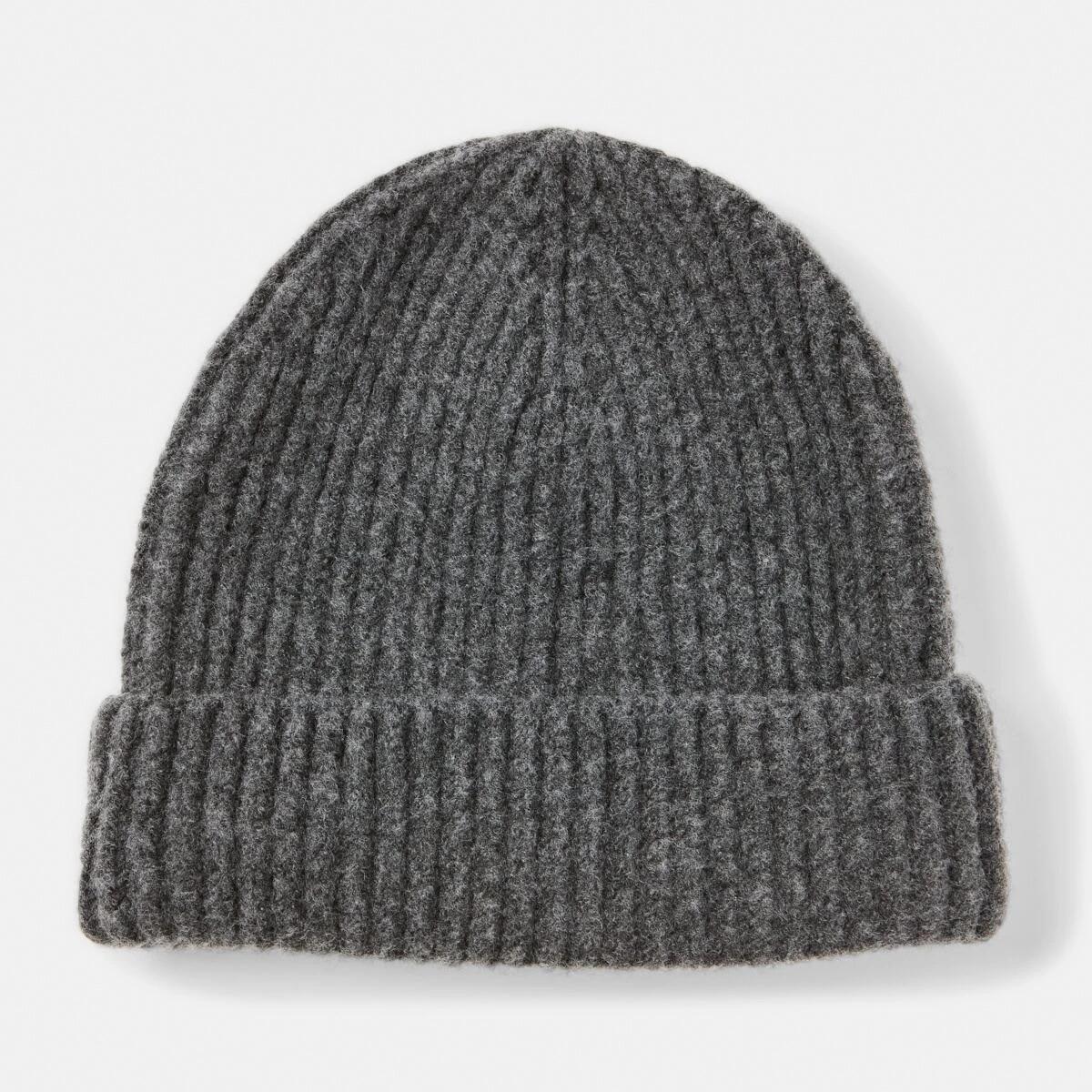 1 Basic Rib Beanie Gry Chmrle, 1 of 5