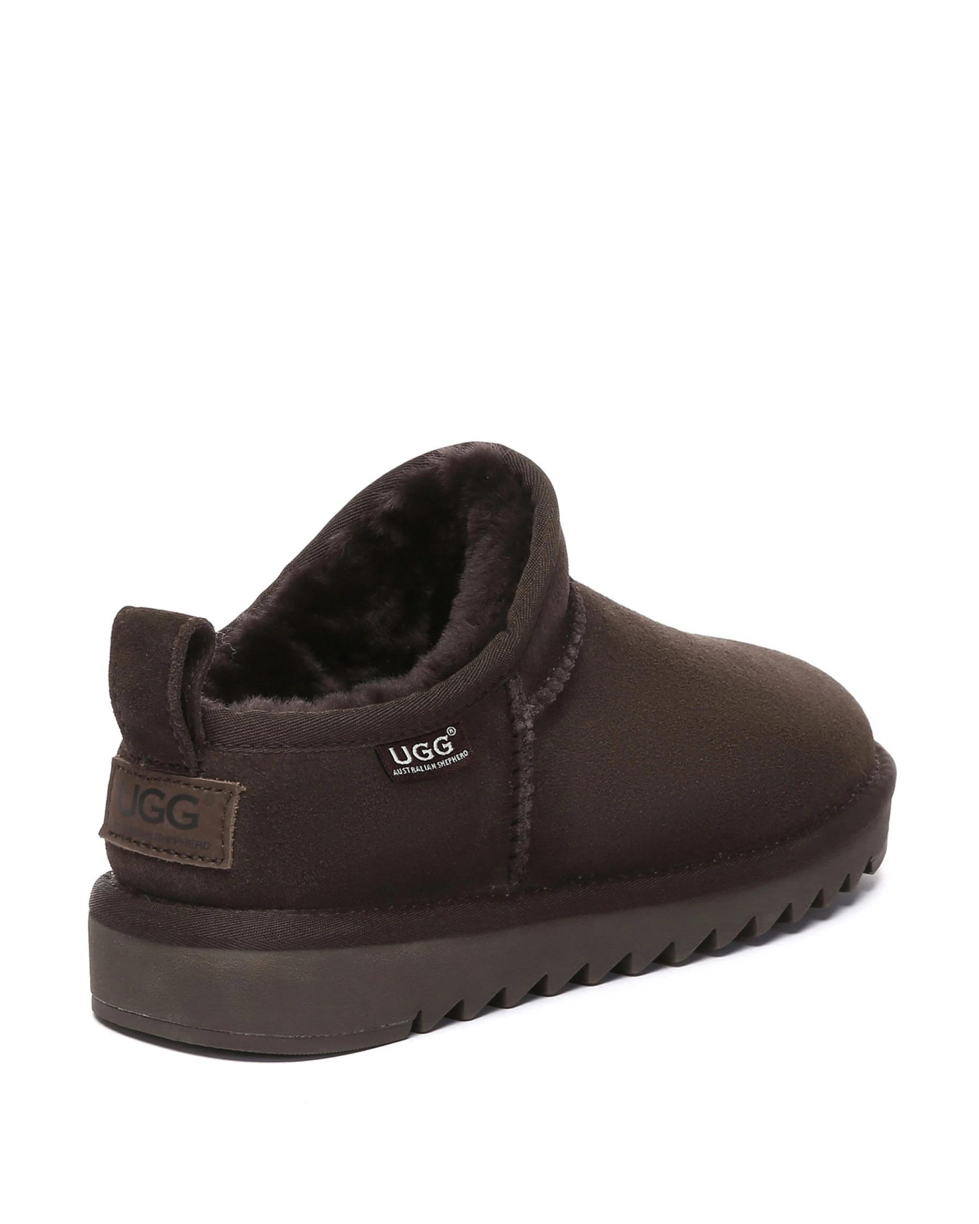 3 Australian Shepherd UGG Unisex Nano Classic Boots CHOCOLATE, 3 of 5
