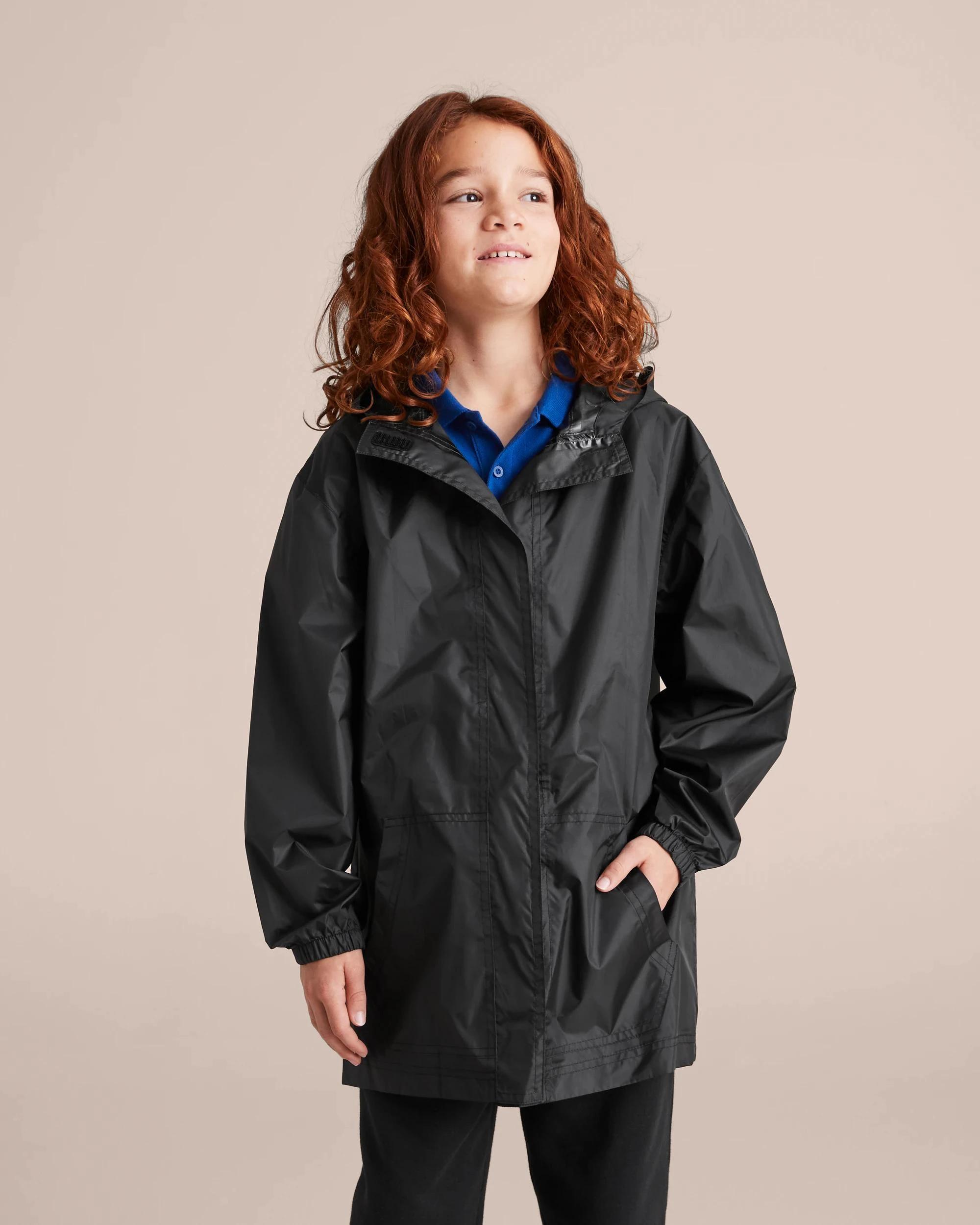 6 Target Kids Unisex Spray Jacket BLACK, 6 of 10