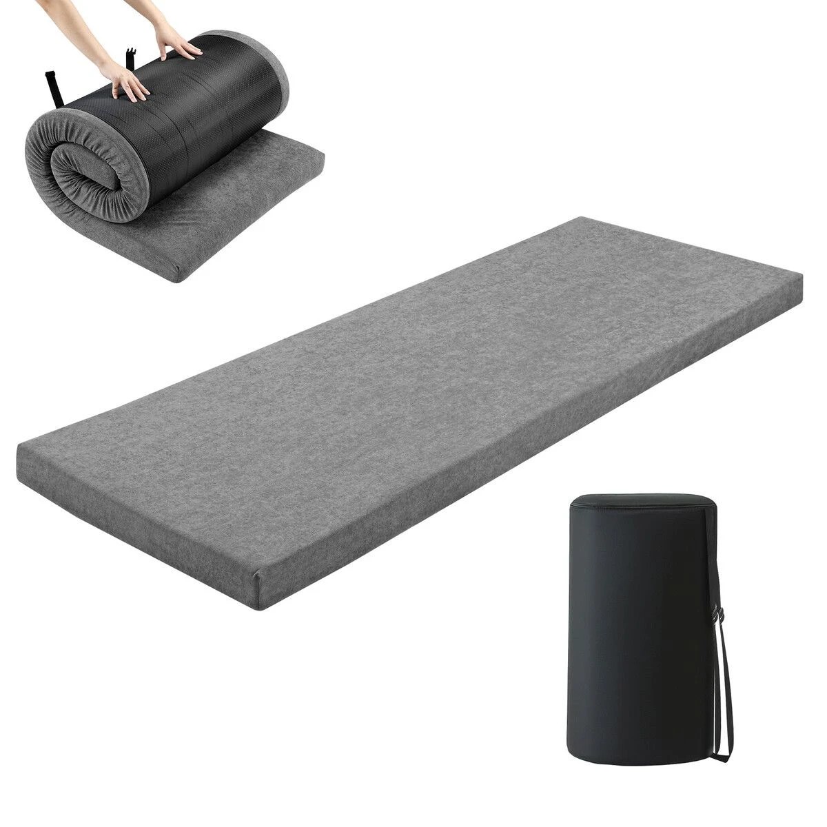 3 OGL Single Foam Mattress Floor Camping Roll Up Cushion, 3 of 3