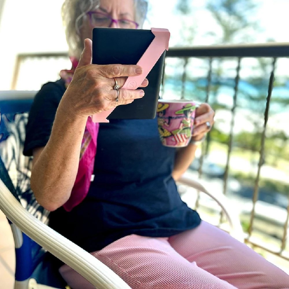 3 Strapsicle Silicone Straps for Kindle Small Pink 2 Pack, 3 of 9