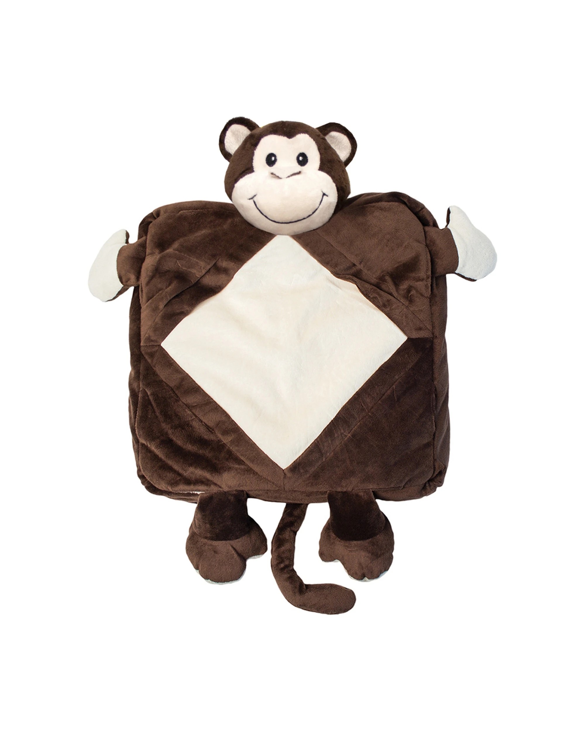 4 Bambury Go-Go Travel Pillow for Kids/Childrens Monkey Themed 40 x 29cm - Pattern, 4 of 7