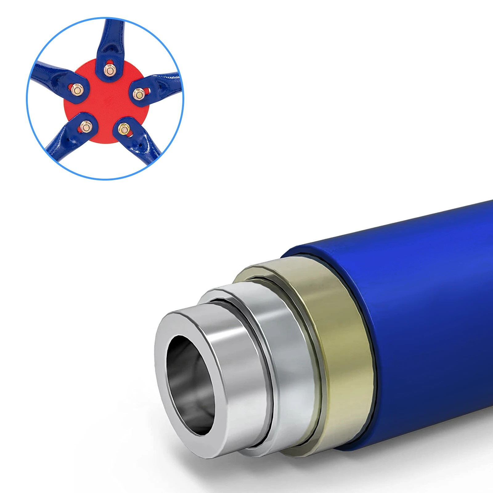 5 Costway Kids Climbing Dome Metal Frame Slide Set, 5 of 5