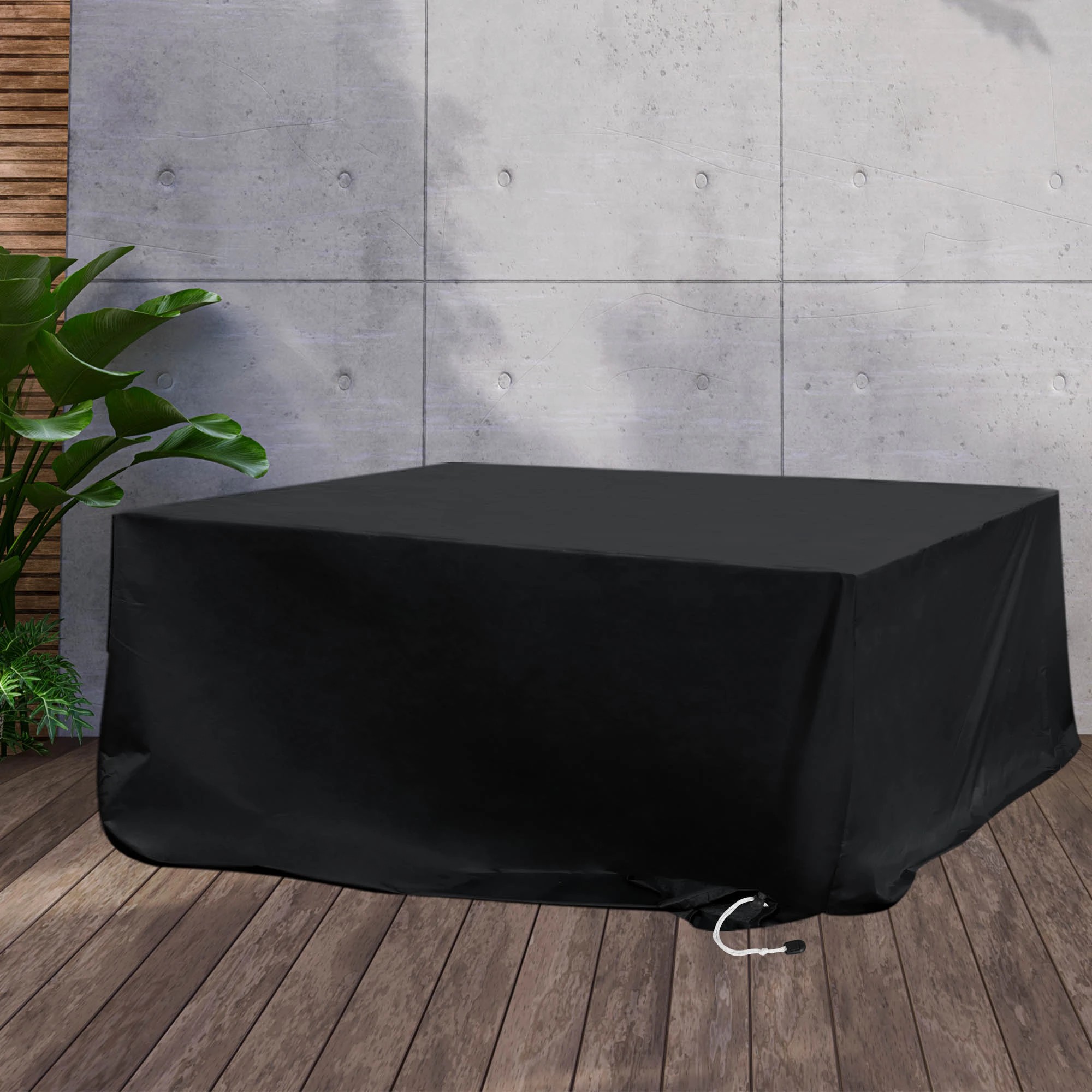 7 Marlow 350x260x90cm Outdoor Funiture Cover - Black, 7 of 7