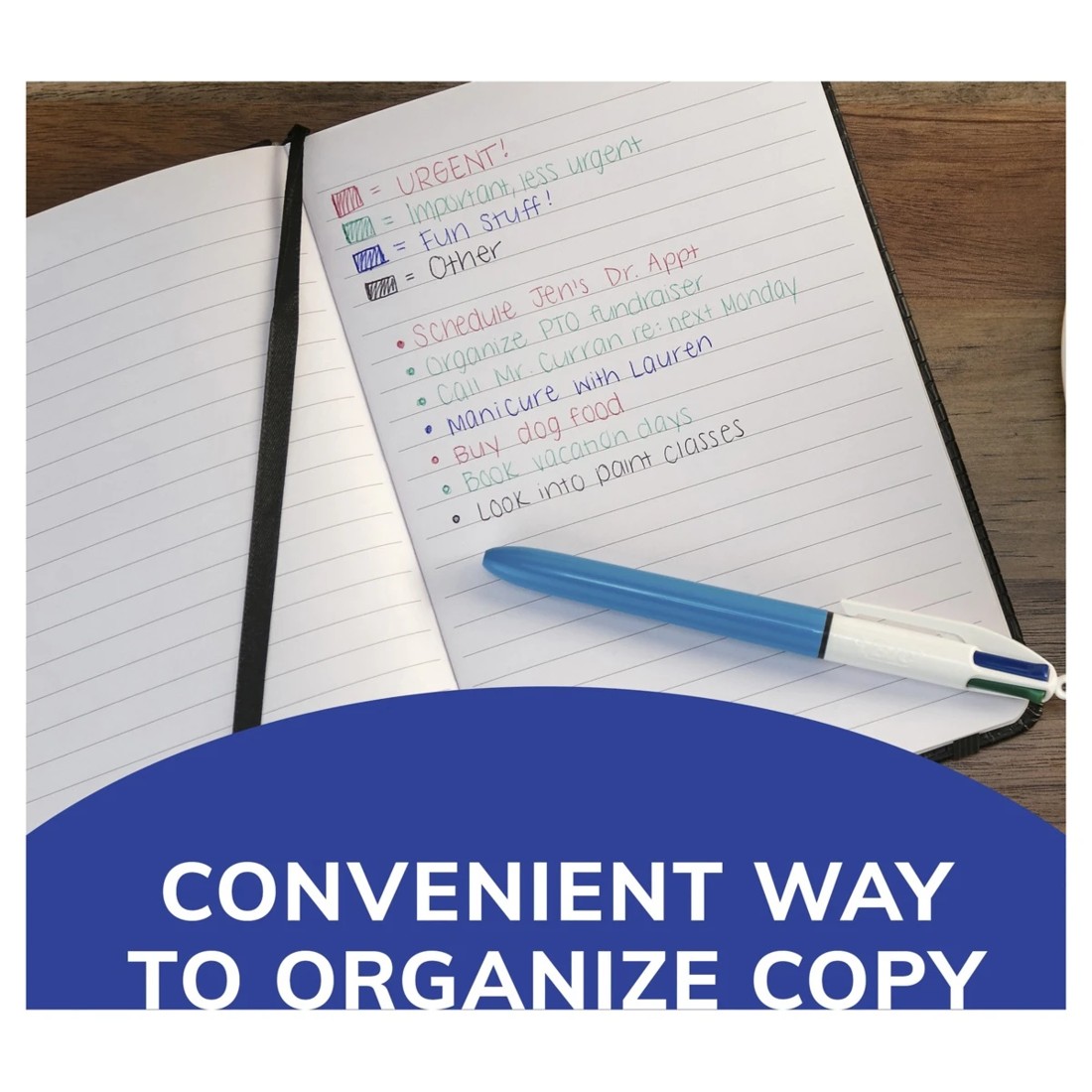 6 3 Pack BIC 4 Colours Original Ballpoint Pens, 6 of 9