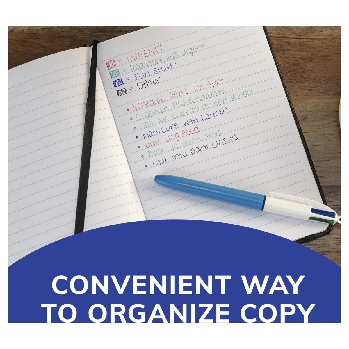 6 3 Pack BIC 4 Colours Original Ballpoint Pens, 6 of 9