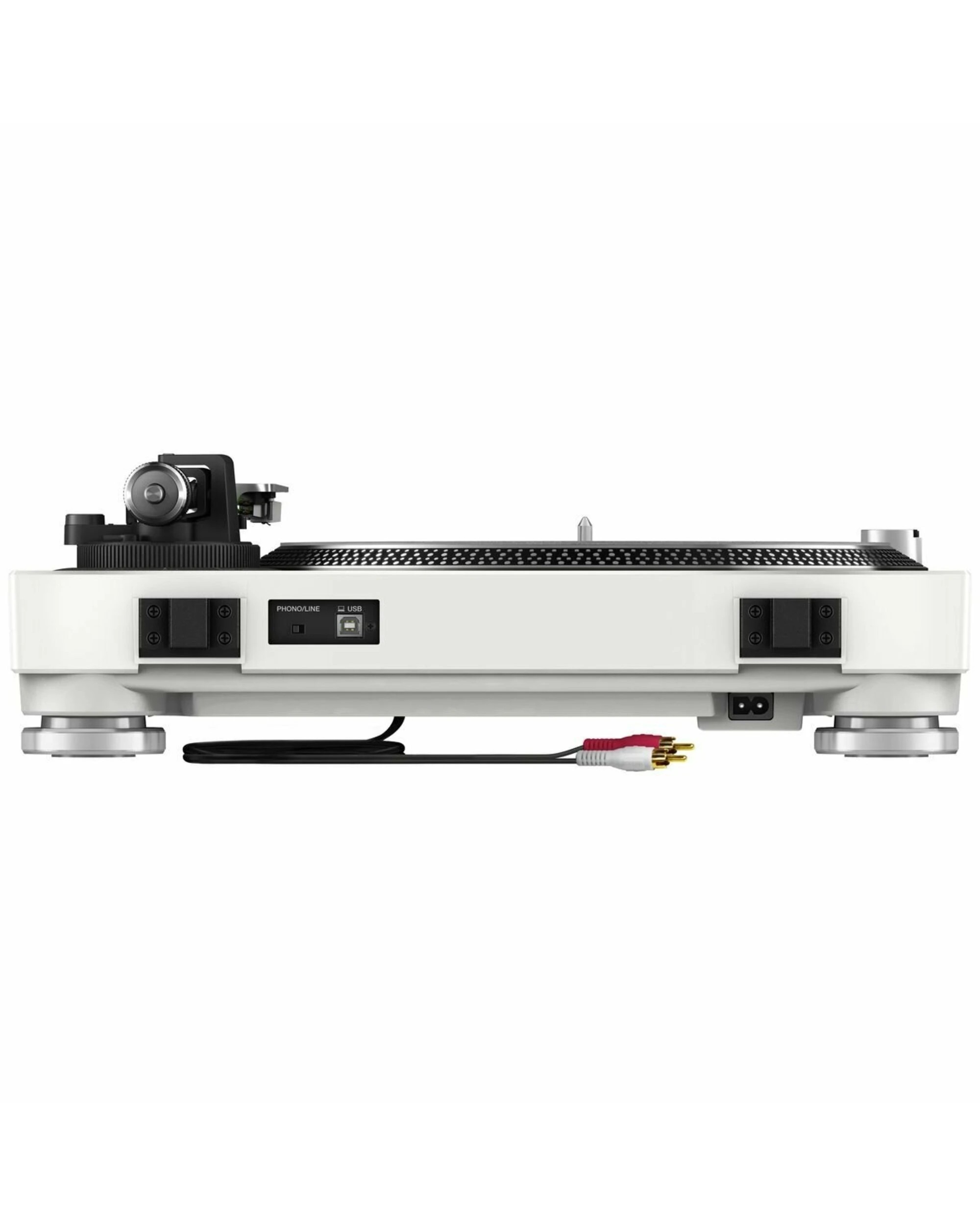 4 Pioneer DJ PLX-500 Direct Drive Turntable White, 4 of 4