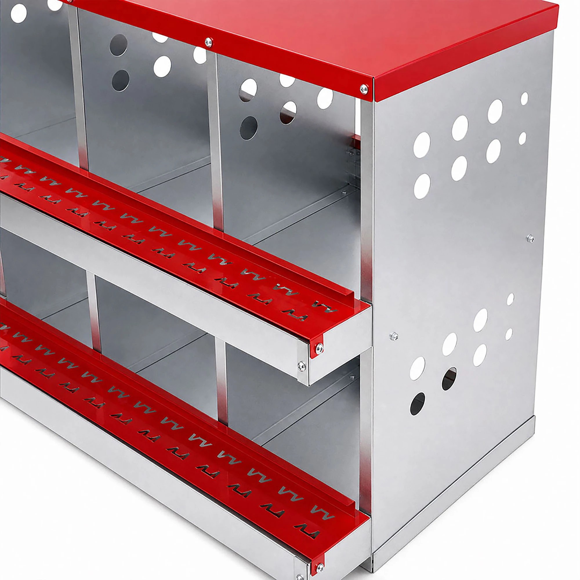 5 Pawz Chicken Nesting Box 6 Hole 2-Tier Roll Away Egg Collection Galvanized Coop, 5 of 8