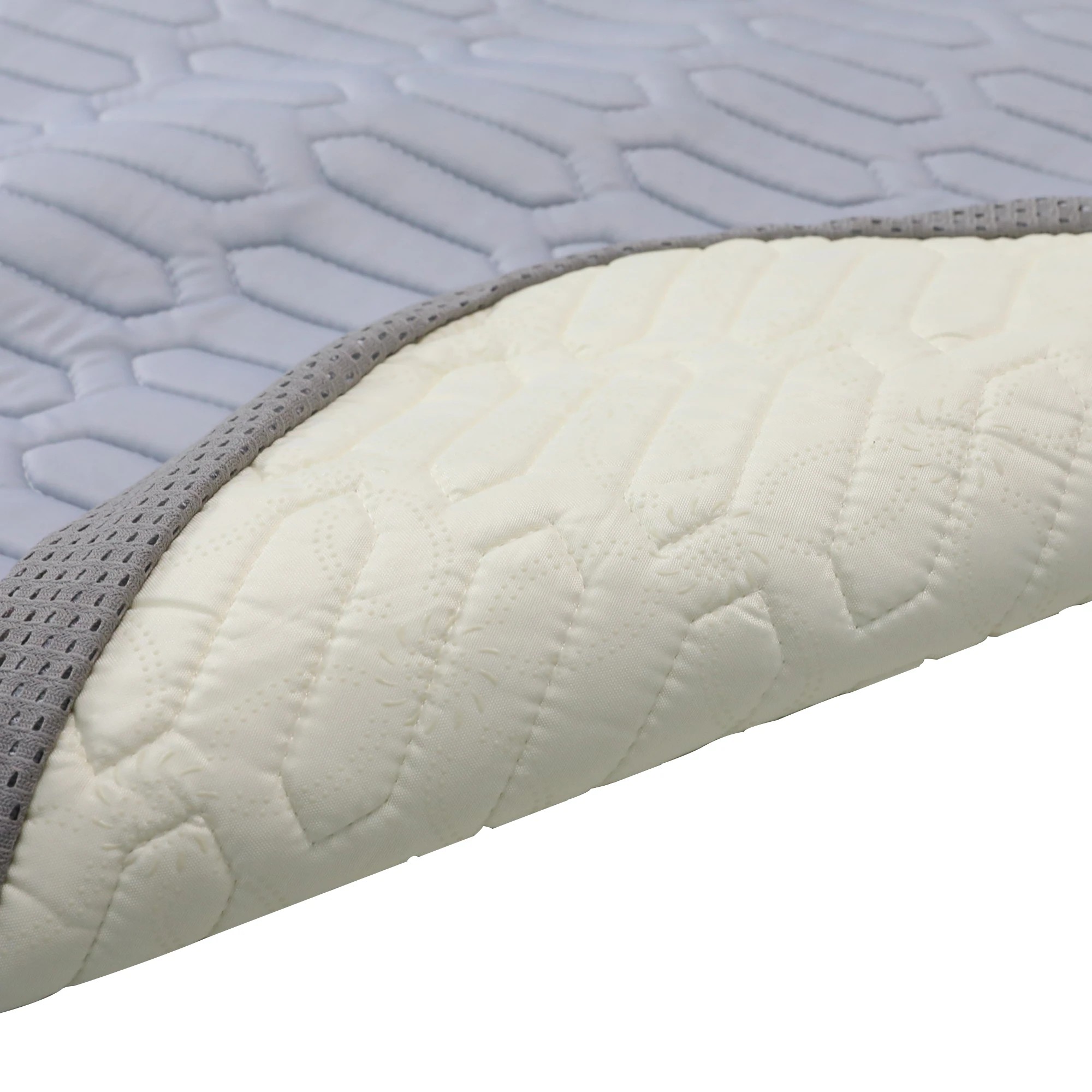 5 Dreamz Double Grey Cooling Bed Sheet Set
 - Double Bed, 5 of 5