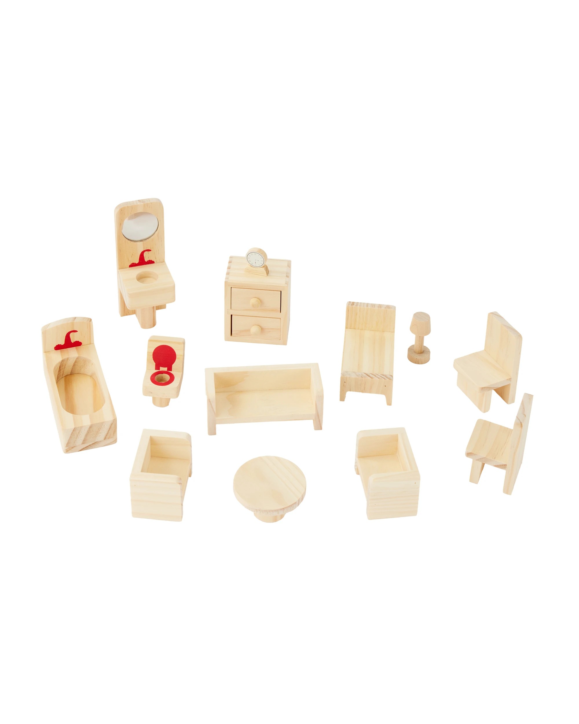 1 Wood Dollhouse Furniture, 1 of 2