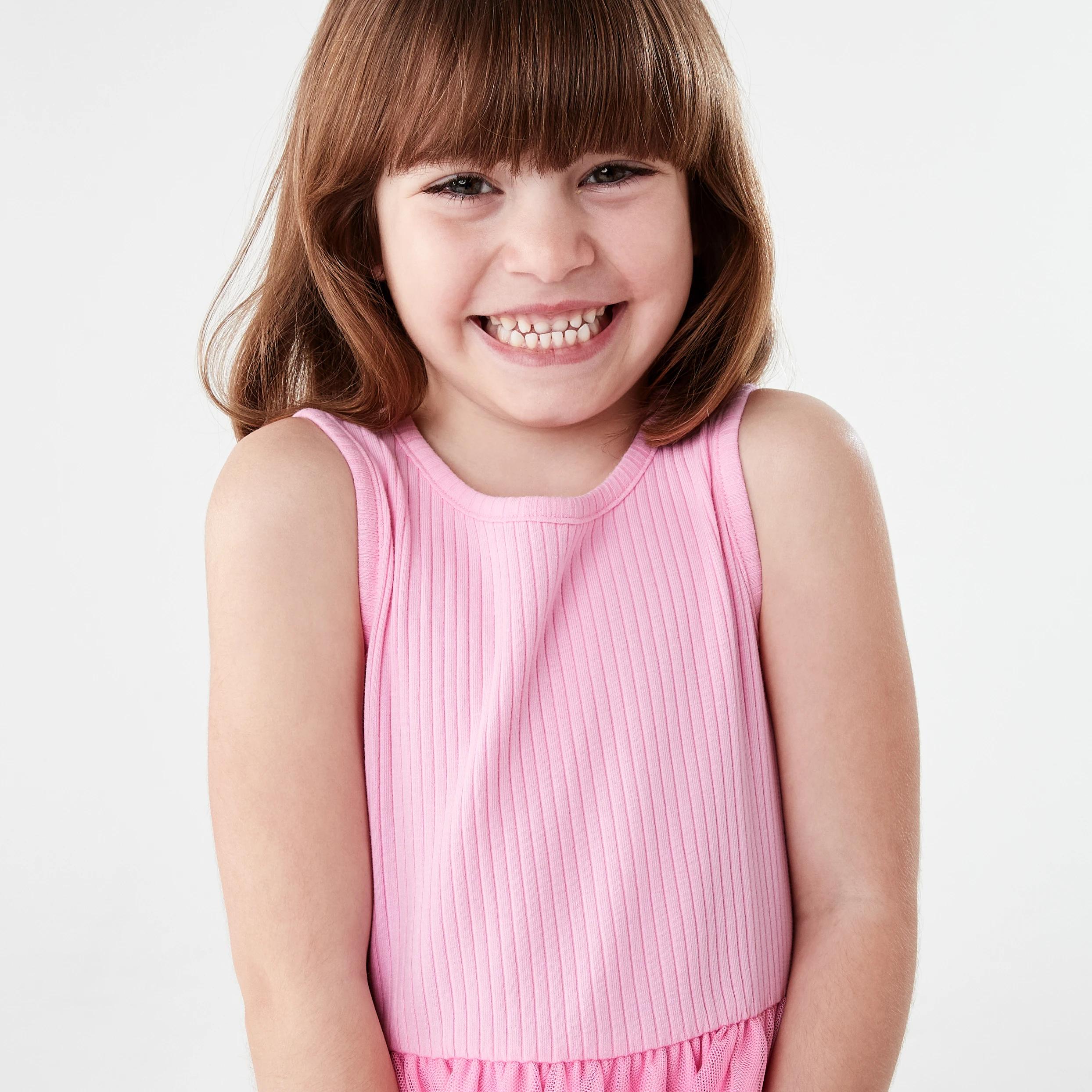 3 Sleeveless Tulle Dress PRISMATIC PINK, 3 of 7