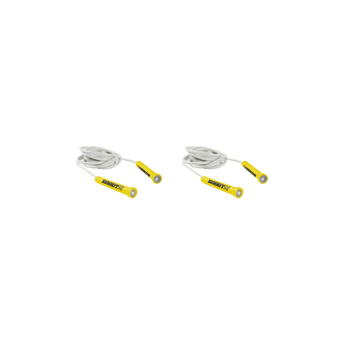 1 Summit Global Fitness Skipping Jumping Rope 2PK Adjustable Durable 9m Training - Yellow, 1 of 2