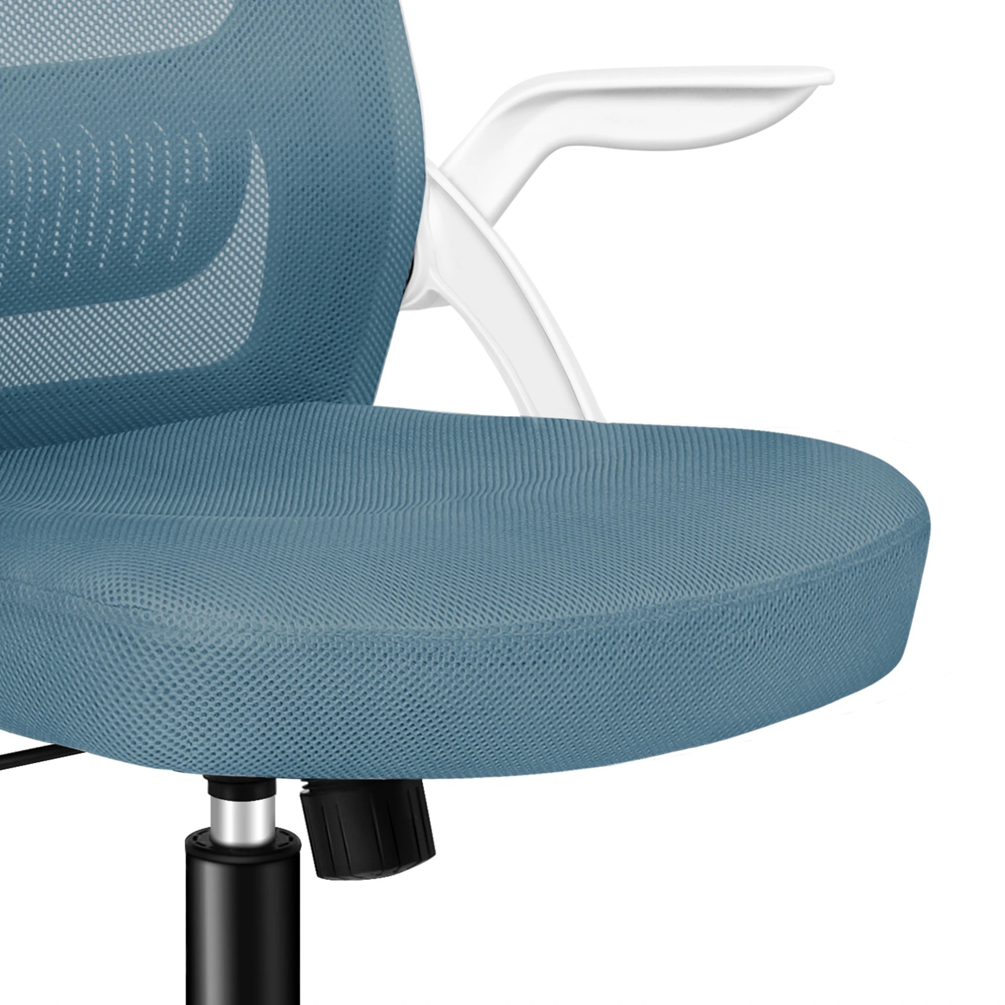 9 Alfordson Mesh Office Chair Executive Fabric Seat Tilt Gaming Computer - Blue, 9 of 10