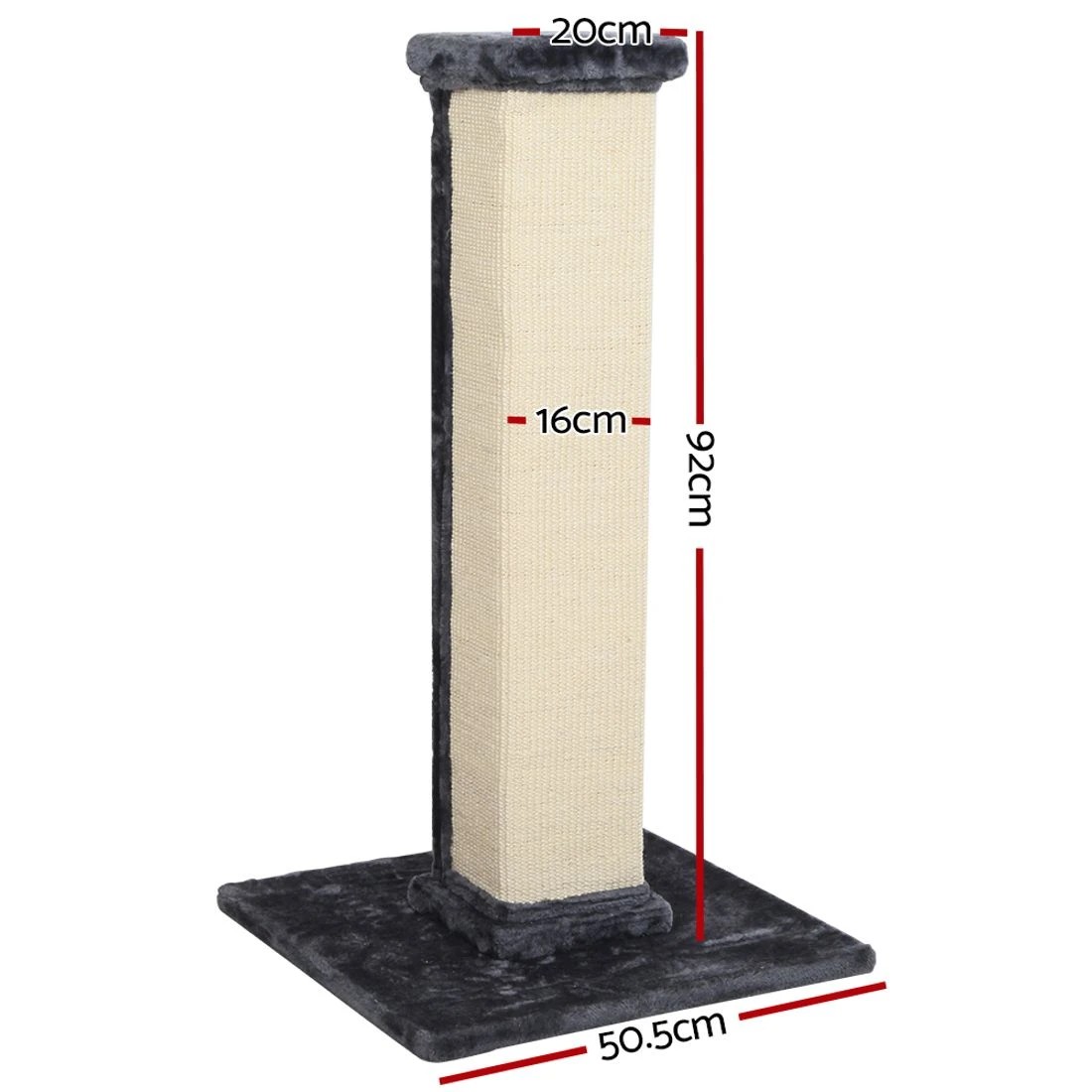 2 i.Pet Cat Tree 92cm Scratching Post Tower Scratcher Wood Condo Bed House Trees - Grey, 2 of 6