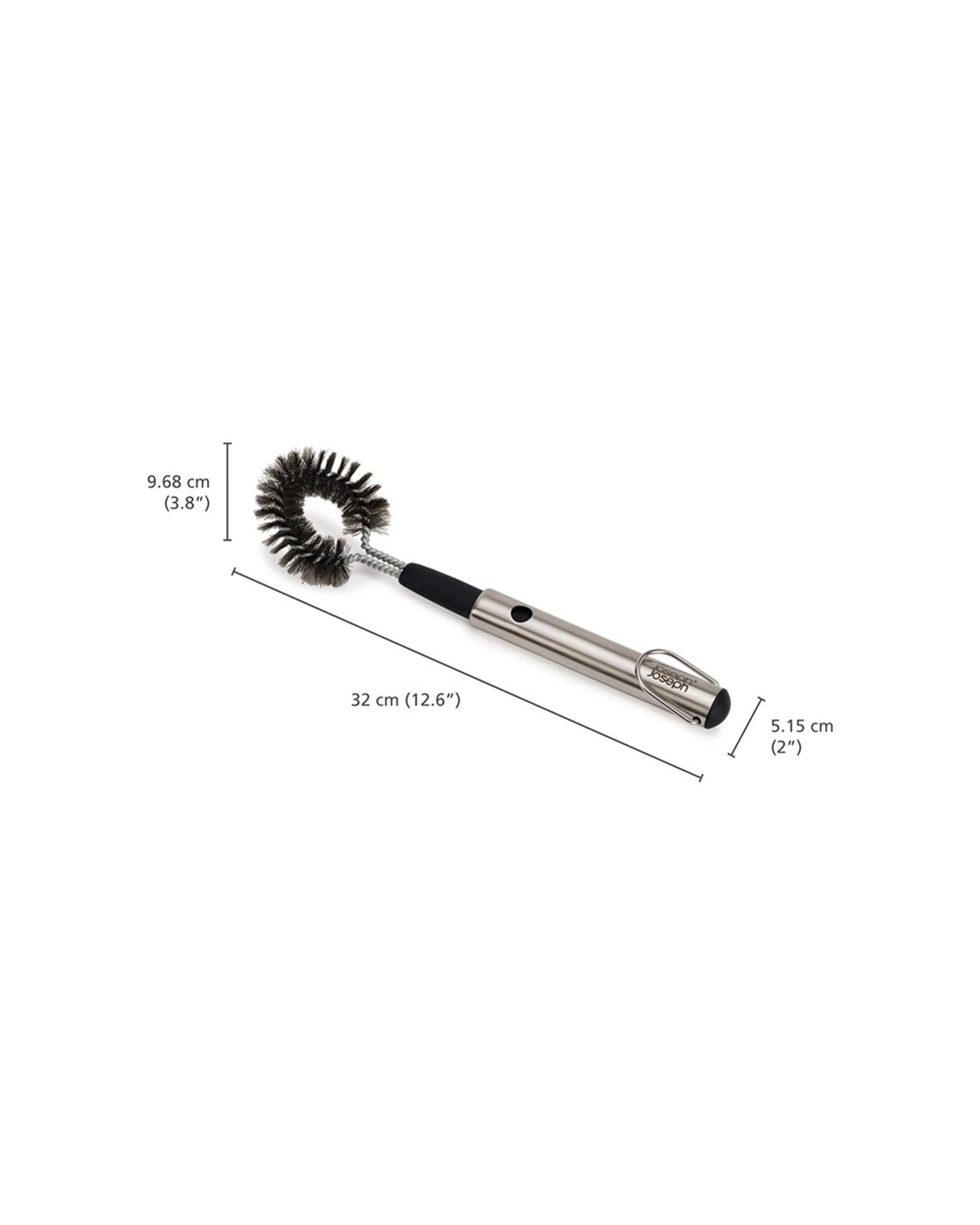 6 Joseph Joseph GrillOut BBQ Cleaning Brush Retractable Head Stainless Steel - Silver, 6 of 7