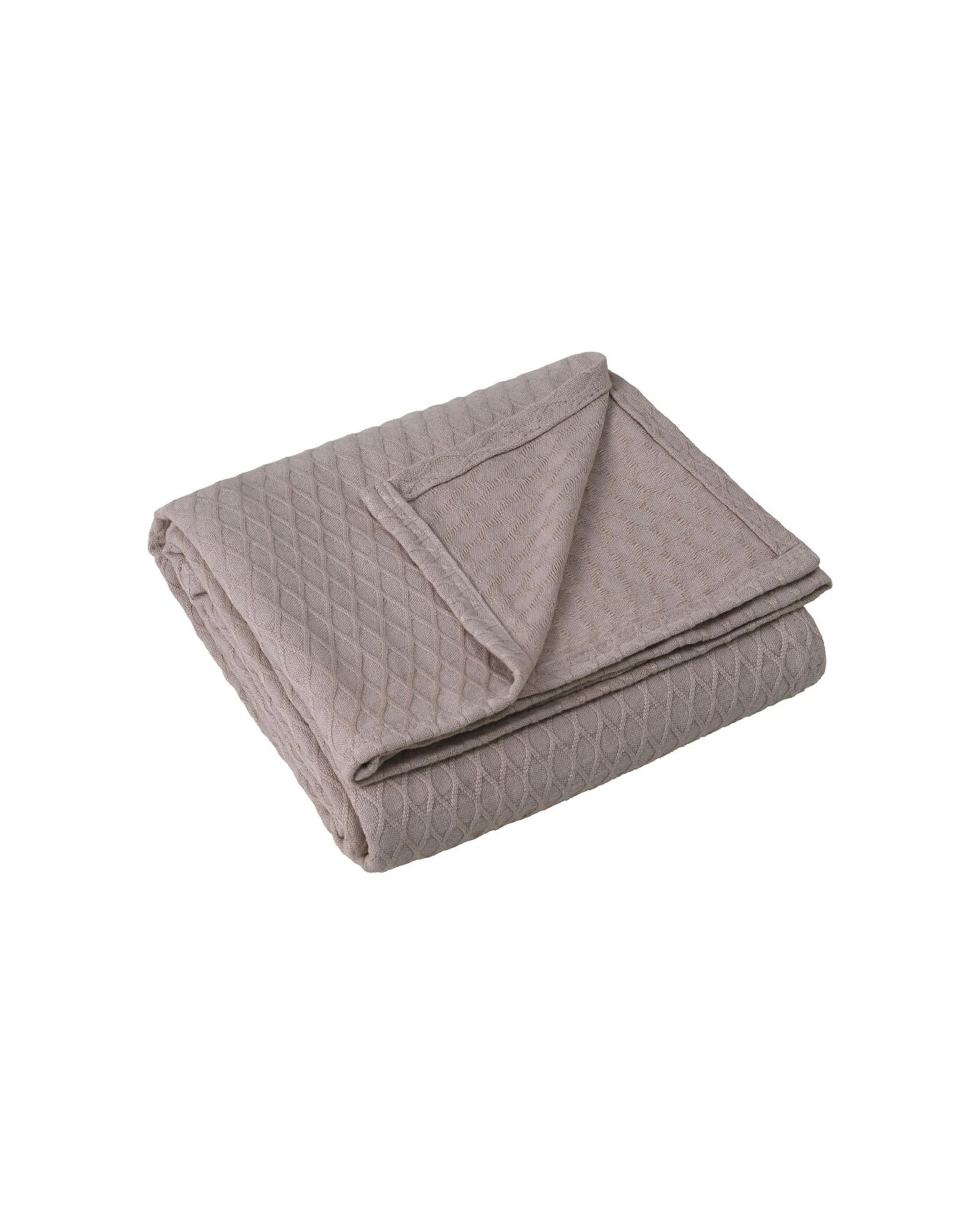 1 Onkaparinga Heirloom Bamboo Cotton Blanket Linen Durable Soft - Beige, 1 of 2