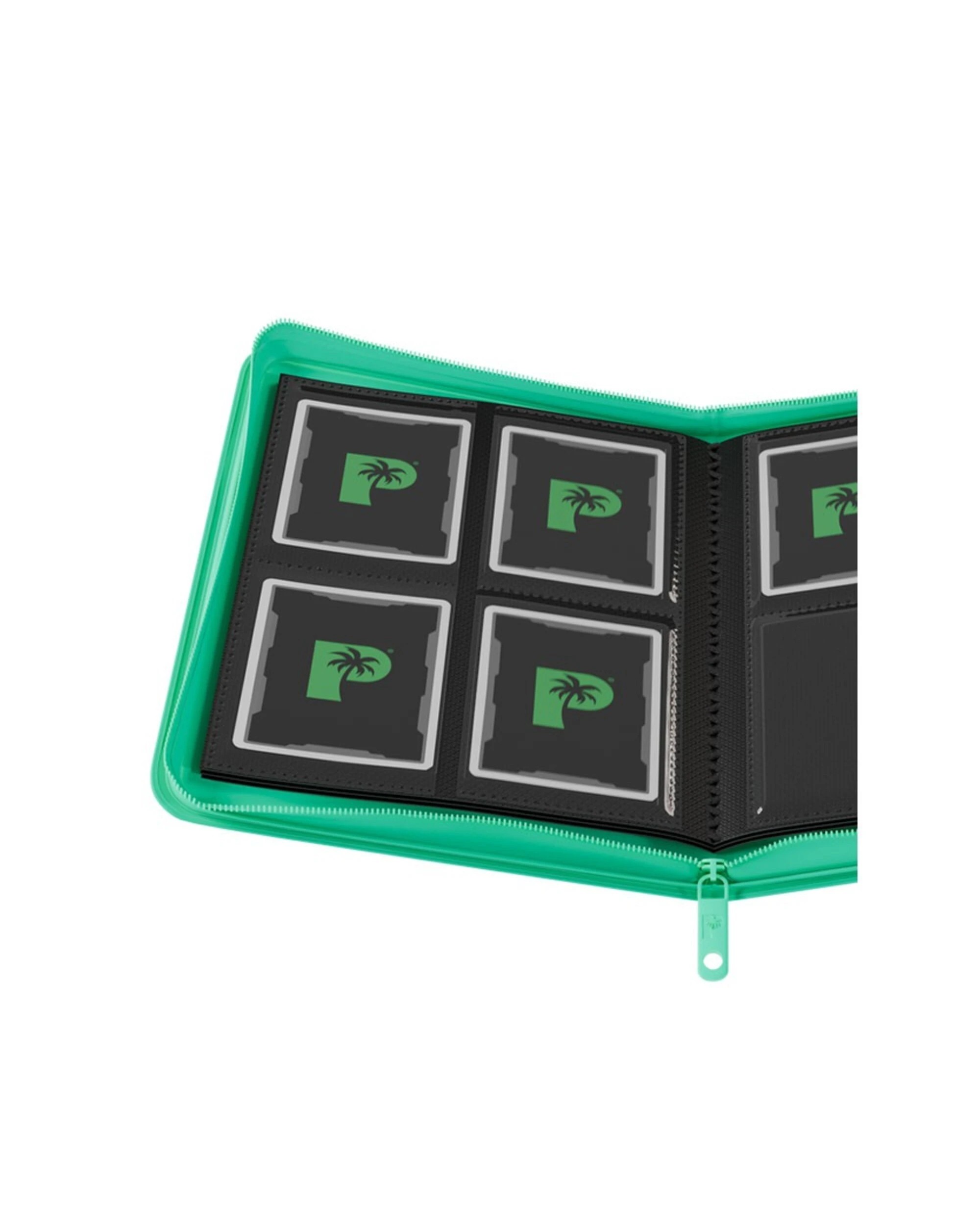 2 Palms Off Gaming - Collector's Series 4 Pocket Zip Trading Card Binder - Turquoise, 2 of 5