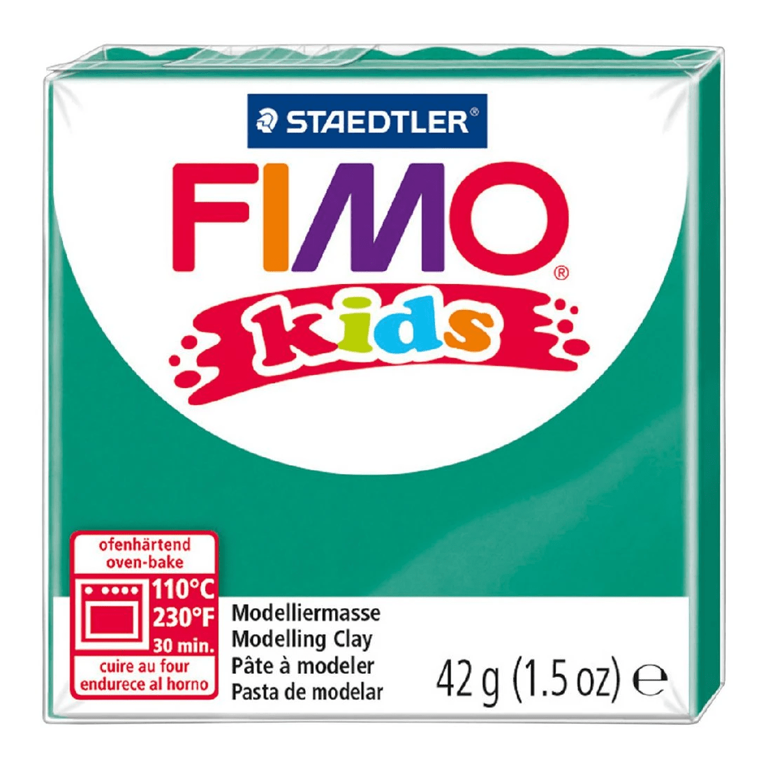 1 Staedtler FIMO Modelling Clay 42g Green, 1 of 2