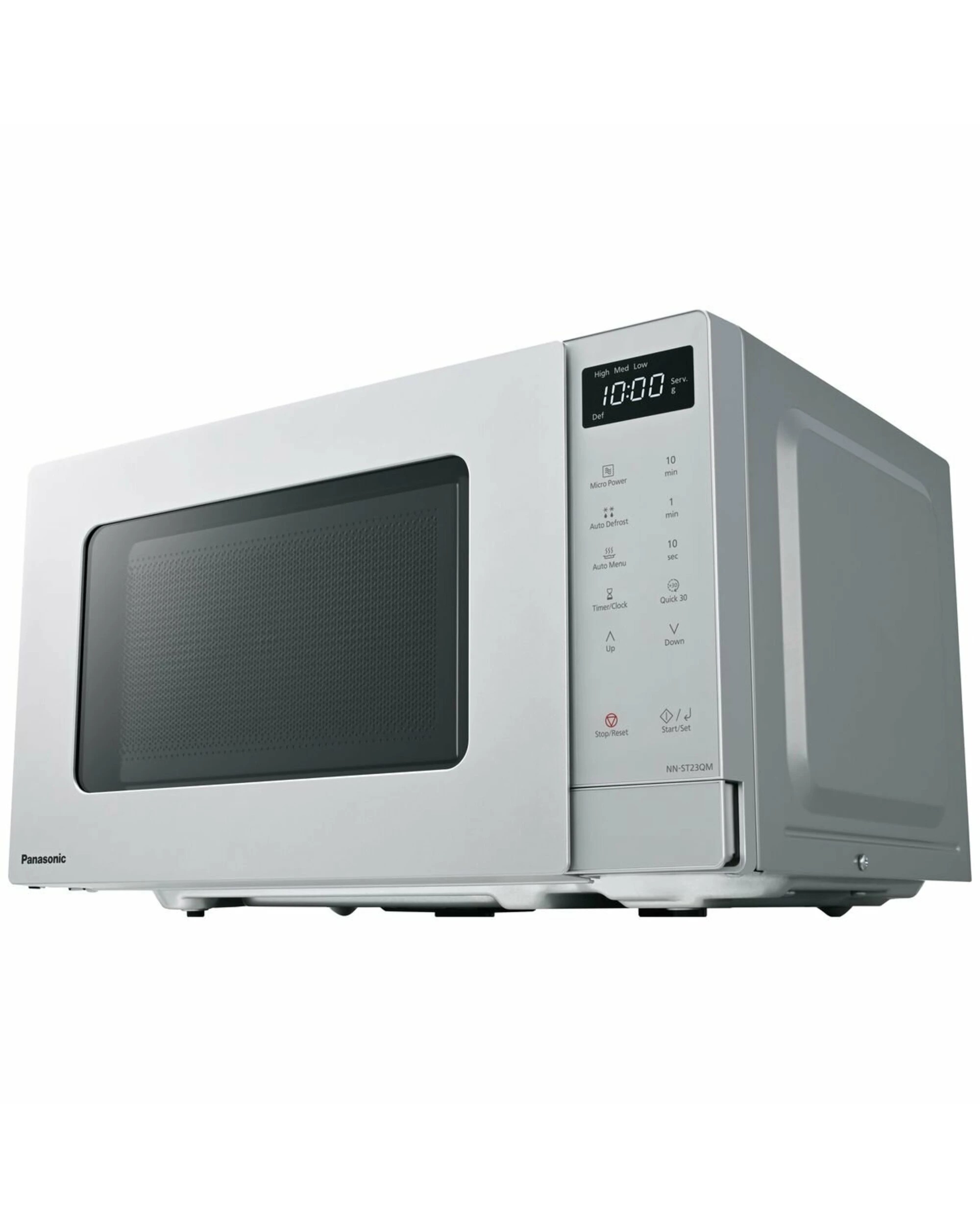 2 Panasonic 20L Microwave Oven Silver, 2 of 5