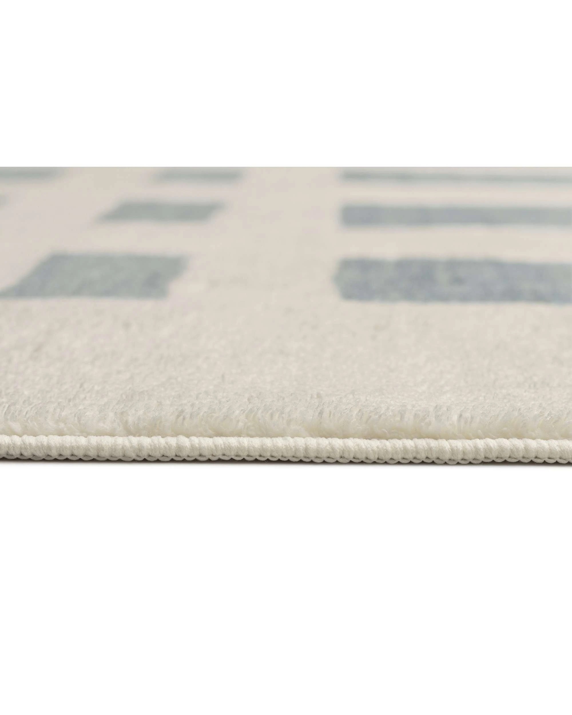 7 Loopsie Wingate Printed Washable Rug-290cm x 200cm - Blue, 7 of 8