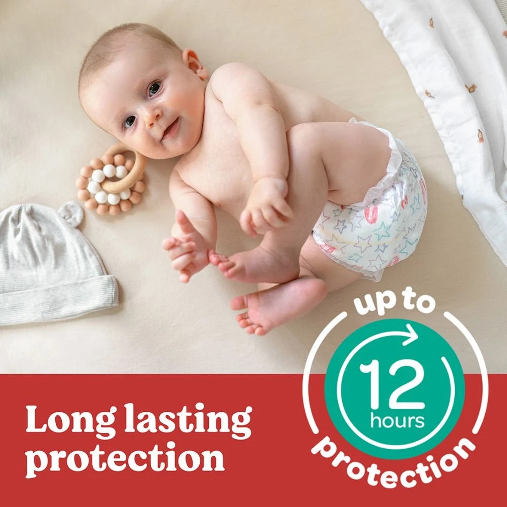 6 Huggies Essentials Nappies Newborn 112 Pack, 6 of 10