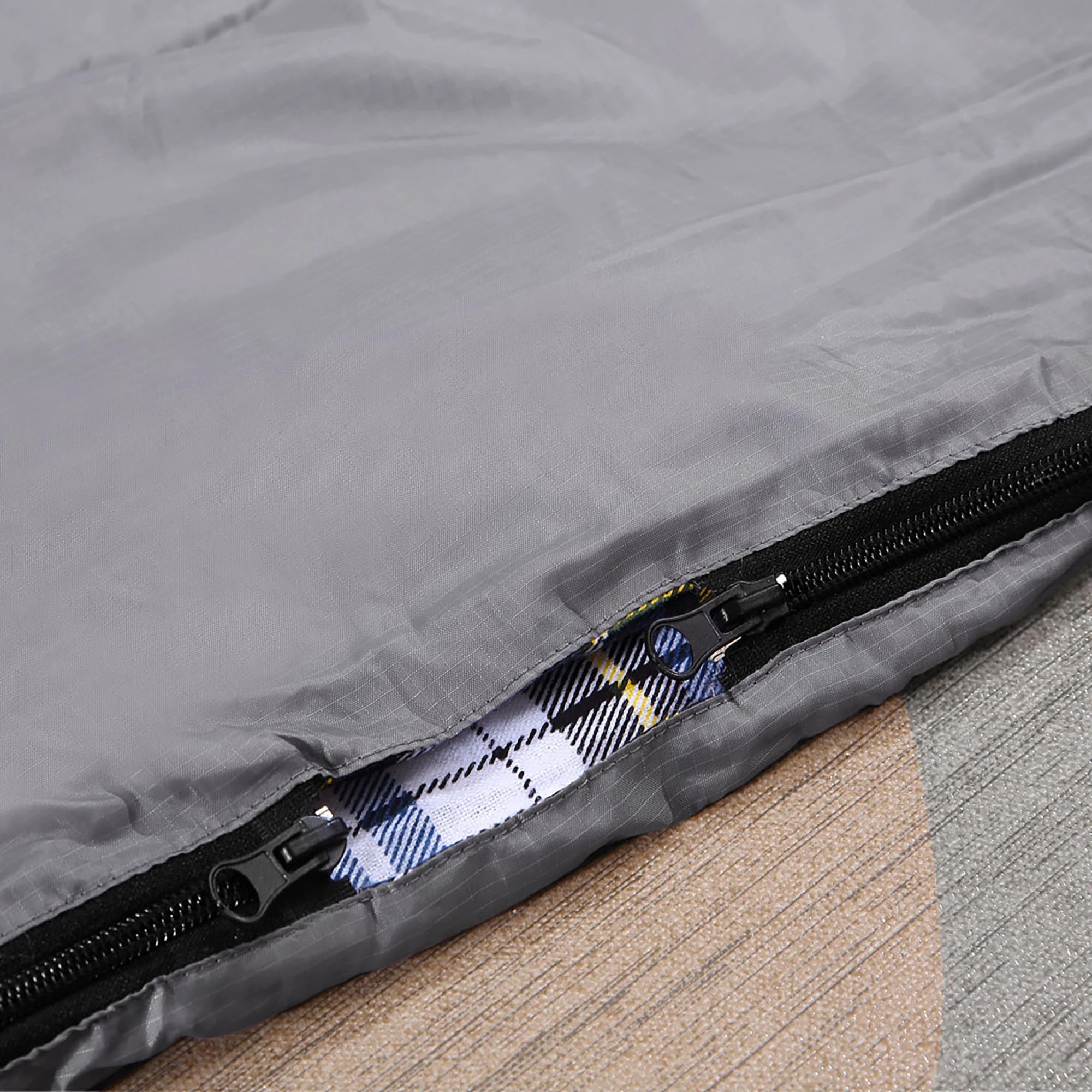 6 Mountview Double Sleeping Bag Bags Outdoor Camping Hiking Pillow -10℃ Thermal, 6 of 6