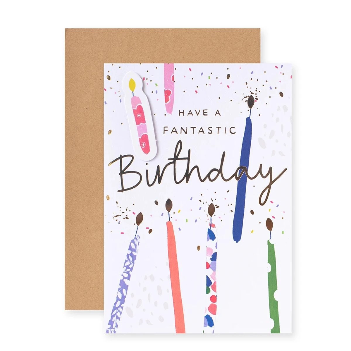 1 Connections from Hallmark Birthday Card - Candles, 1 of 3