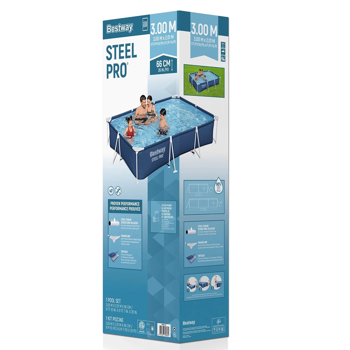 9 Bestway 3m Steel Pro Pool Set, 9 of 9