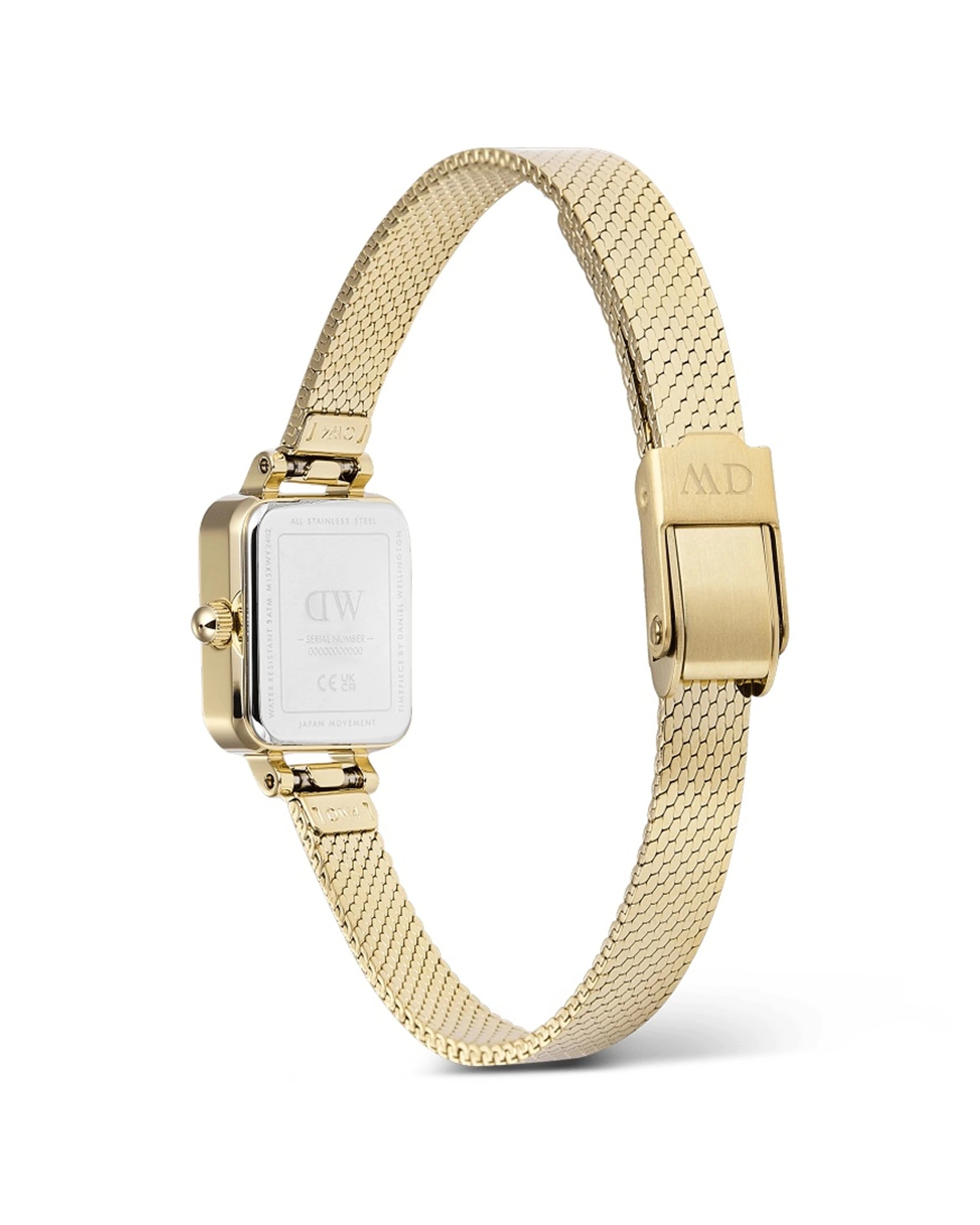 3 Daniel Wellington Quadro Mini Reflection Gold Stainless Steel Watch 15.4x18.2mm, 3 of 5
