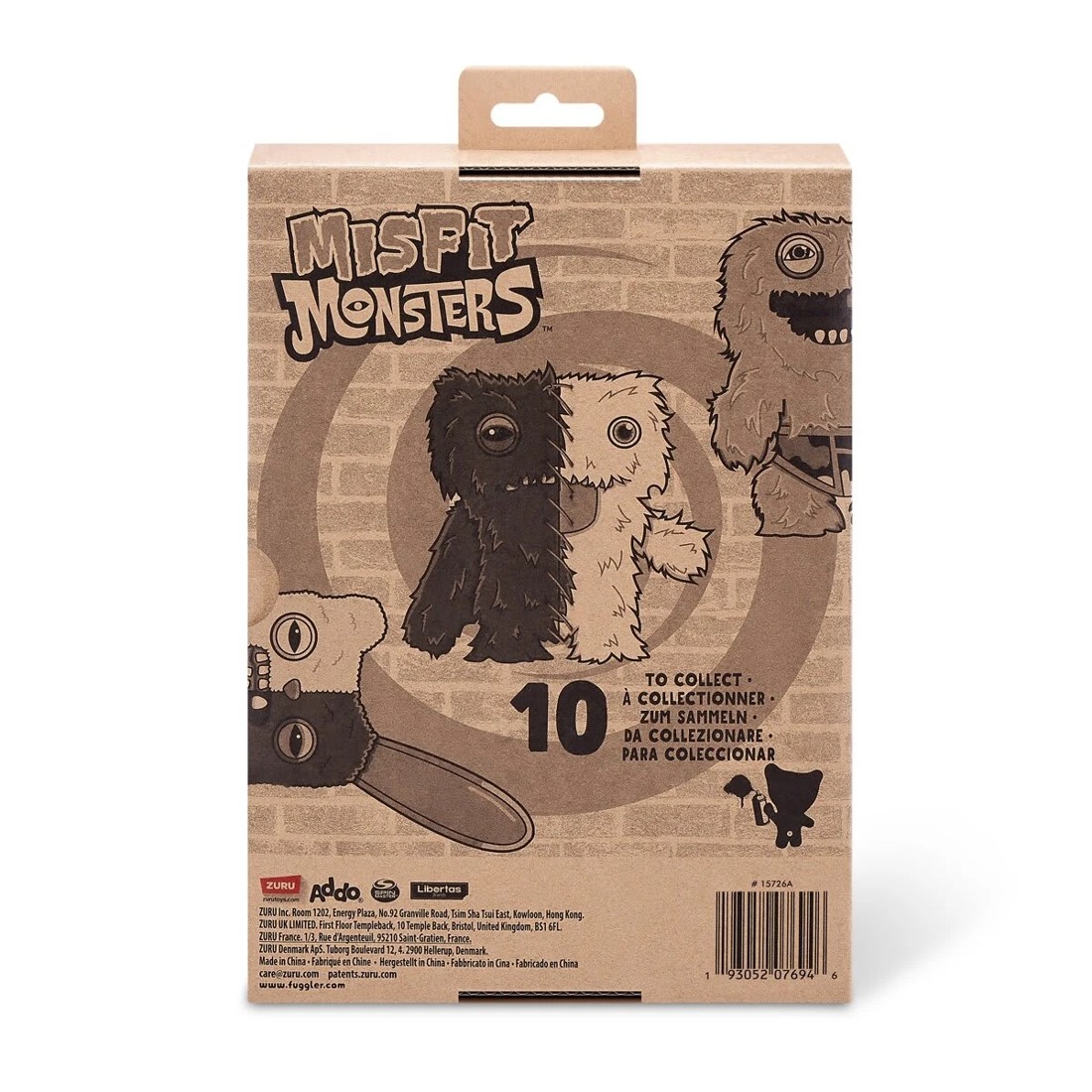 3 Zuru Fuggler Funny Ugly Monster: Misfit Monsters - Assorted, 3 of 5